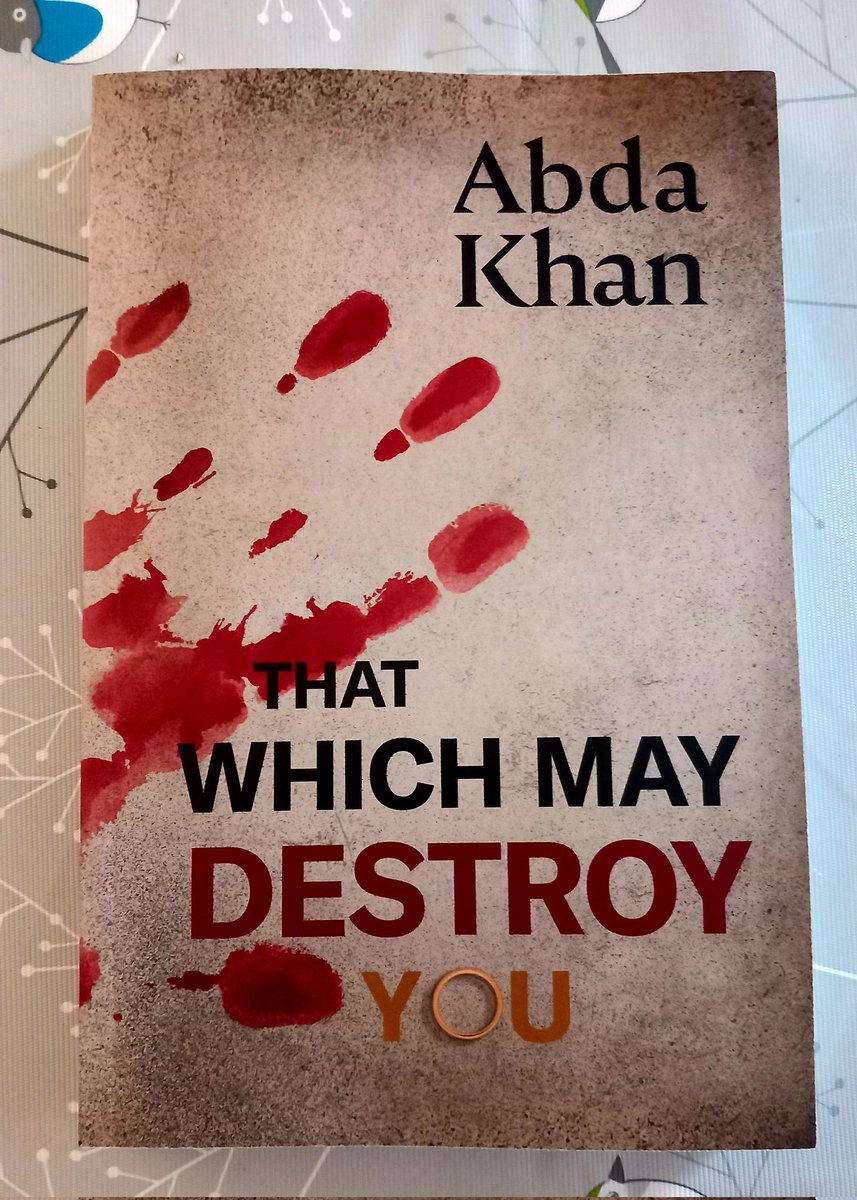 judefire33's tweet photo. Huge thanks to @abdakhan5 for so kindly sending me a copy of #ThatWhichMayDestroyYou published by @chiselbury #SoGenerous #BookTwitter #SoGrateful https://t.co/ELZI7cjOgT