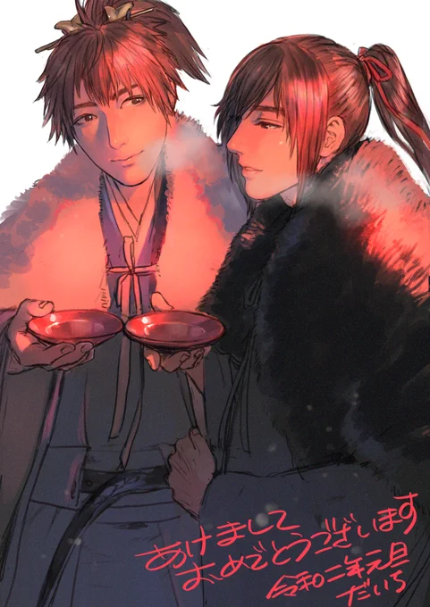 朝焼け夕焼けイラストっぽいやつ掘り出してきた私の絵あんまり赤っぽいの少ない気がすると思ったけどそうでもない…? 