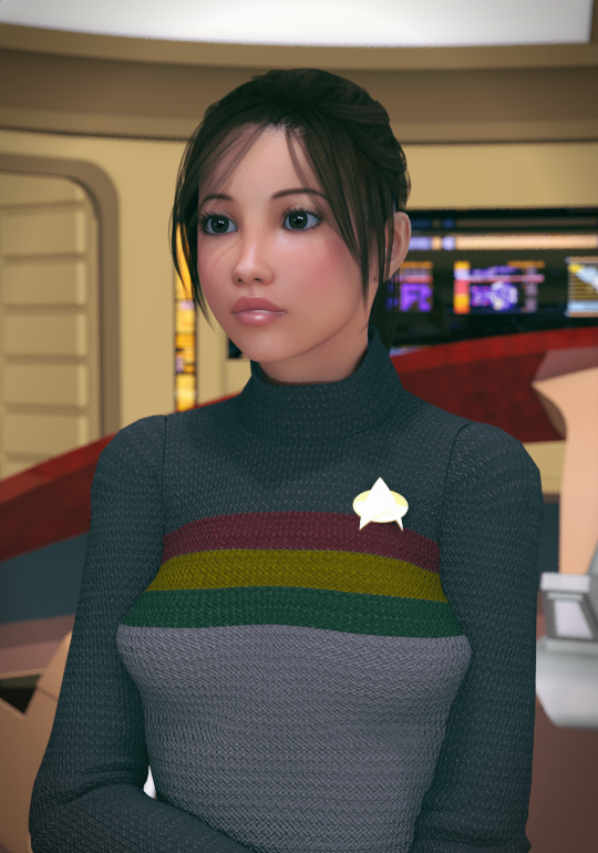 LukeMatic1's tweet photo. Leslie Crusher #lesliecrusher #StarTrekTNG https://t.co/O91gOv19Lv