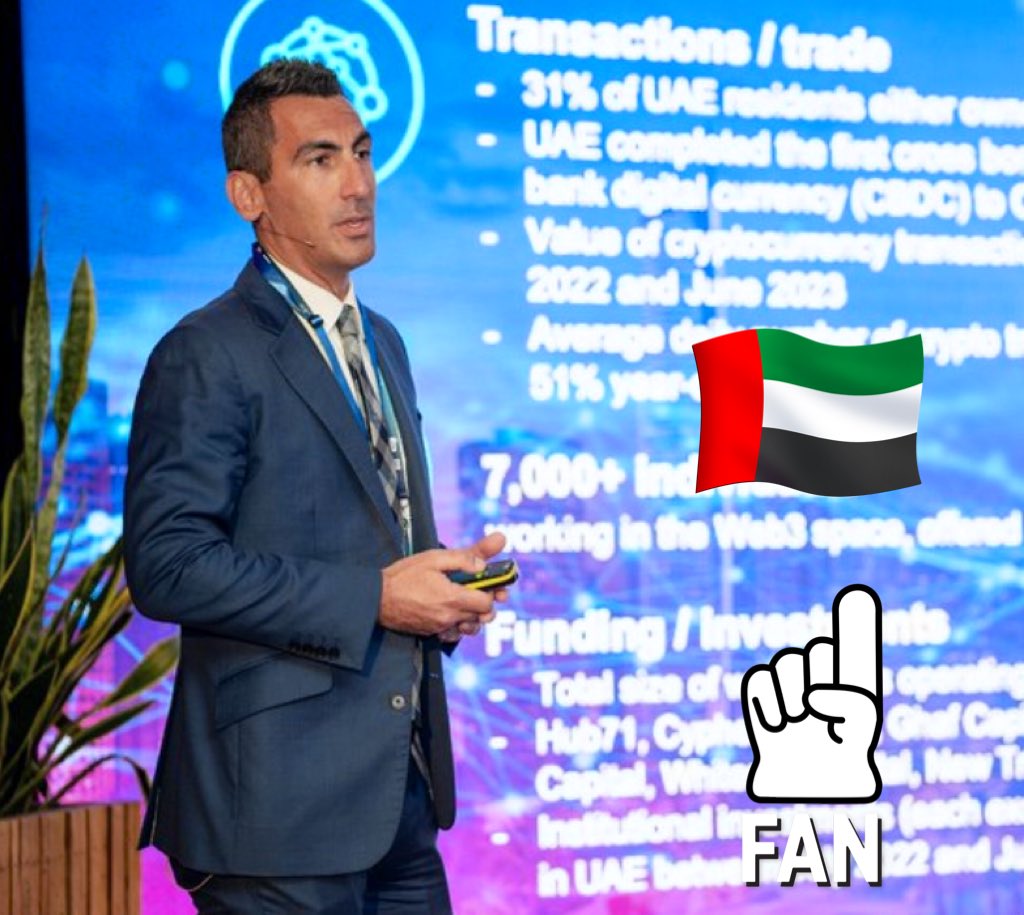DMCC's session at Web3 Hub Davos on the sidelines of the <a href="/wef/">World Economic Forum</a> 2025, our Director of Ecosystems, <a href="/Bjassoma/">Belal Jassoma</a>, delivers an overview of the #UAE's comprehensive #Web3 ecosystem! Great as always team pick by Mr <a href="/ahmedbinsulayem/">ahmed binsulayem</a> CEO <a href="/DMCCAuthority/">DMCC</a>! 🇦🇪❤️ Full support from <a href="/Crunch_Dubai/">crunch/DUBAI - Dubai StartUPs and People</a>