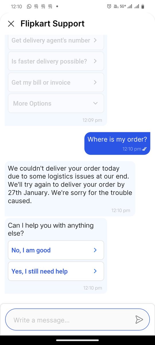 PrashantAraya's tweet photo. @Flipkart India wins but you are losing your trust and business, please make sure to deliver the product on time...
Worse service, worsen system https://t.co/bCGusMb45T