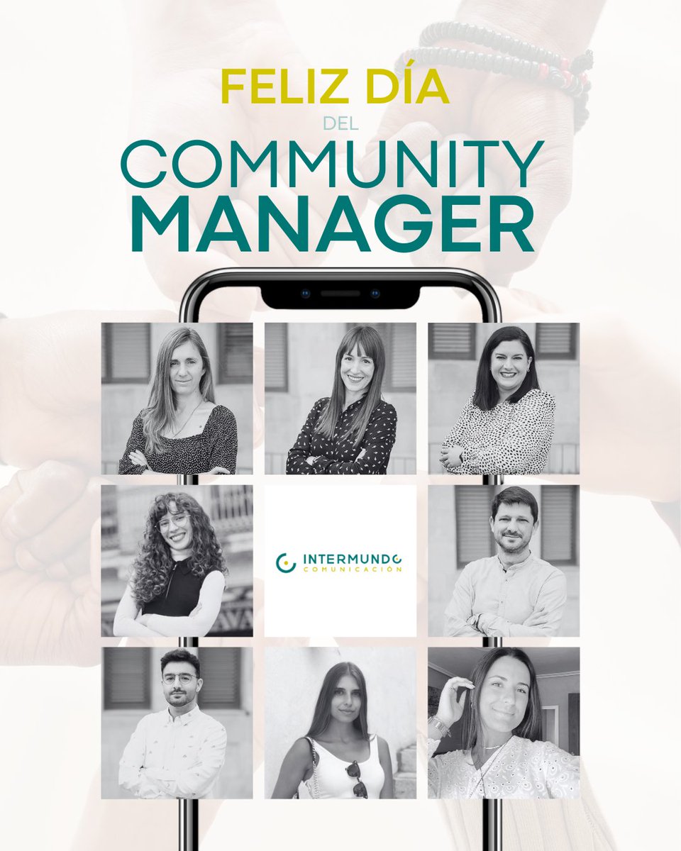 ¡Feliz Día del Community Manager!  🎉Hoy celebramos el día de esos creativos que convierten un 'like' en una conversación épica y un hashtag en tendencia. 🙌 En Intermundo Comunicación, estamos orgullosos de contar con un equipo que hace que cada publicación deje huella.