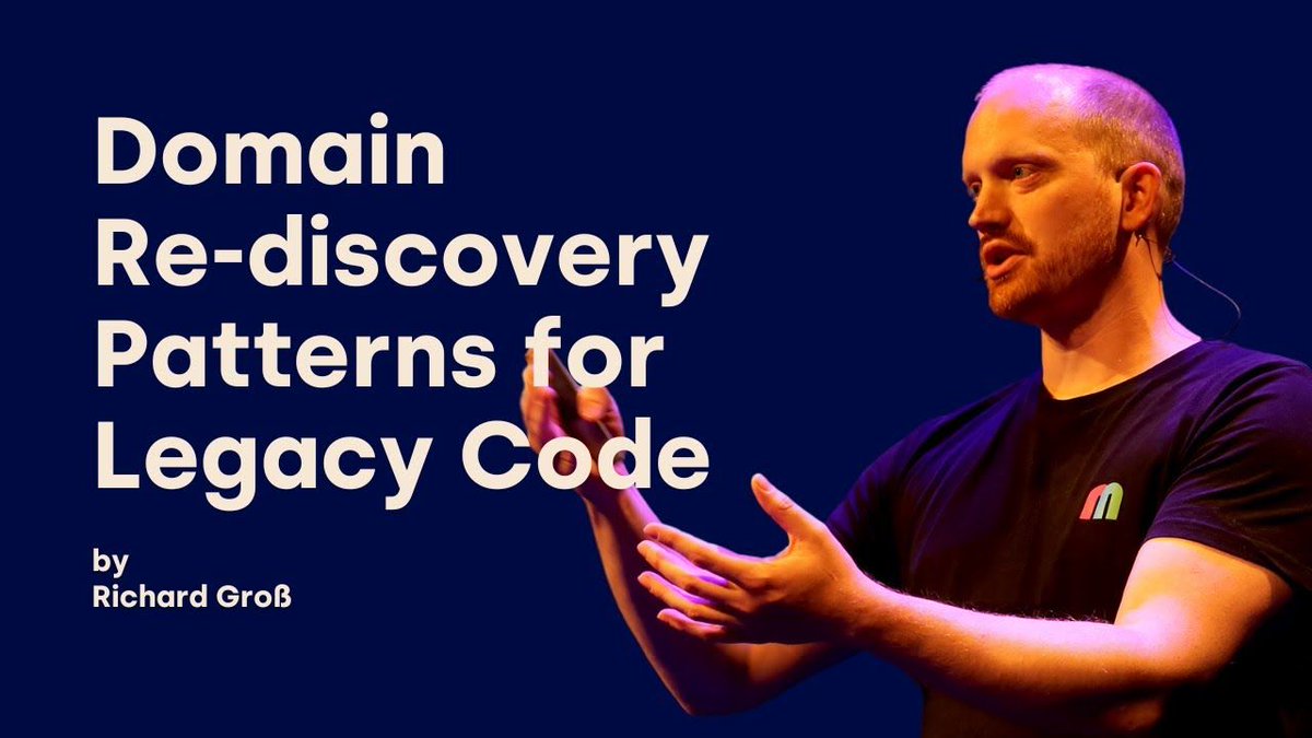 We'll delve into various domain re-discovery patterns that help in identifying and reconstructing the domain model that the legacy code represents. These patterns provide strategies to comprehend the underlying concepts, behaviours, and relationships
buff.ly/4i85Trn