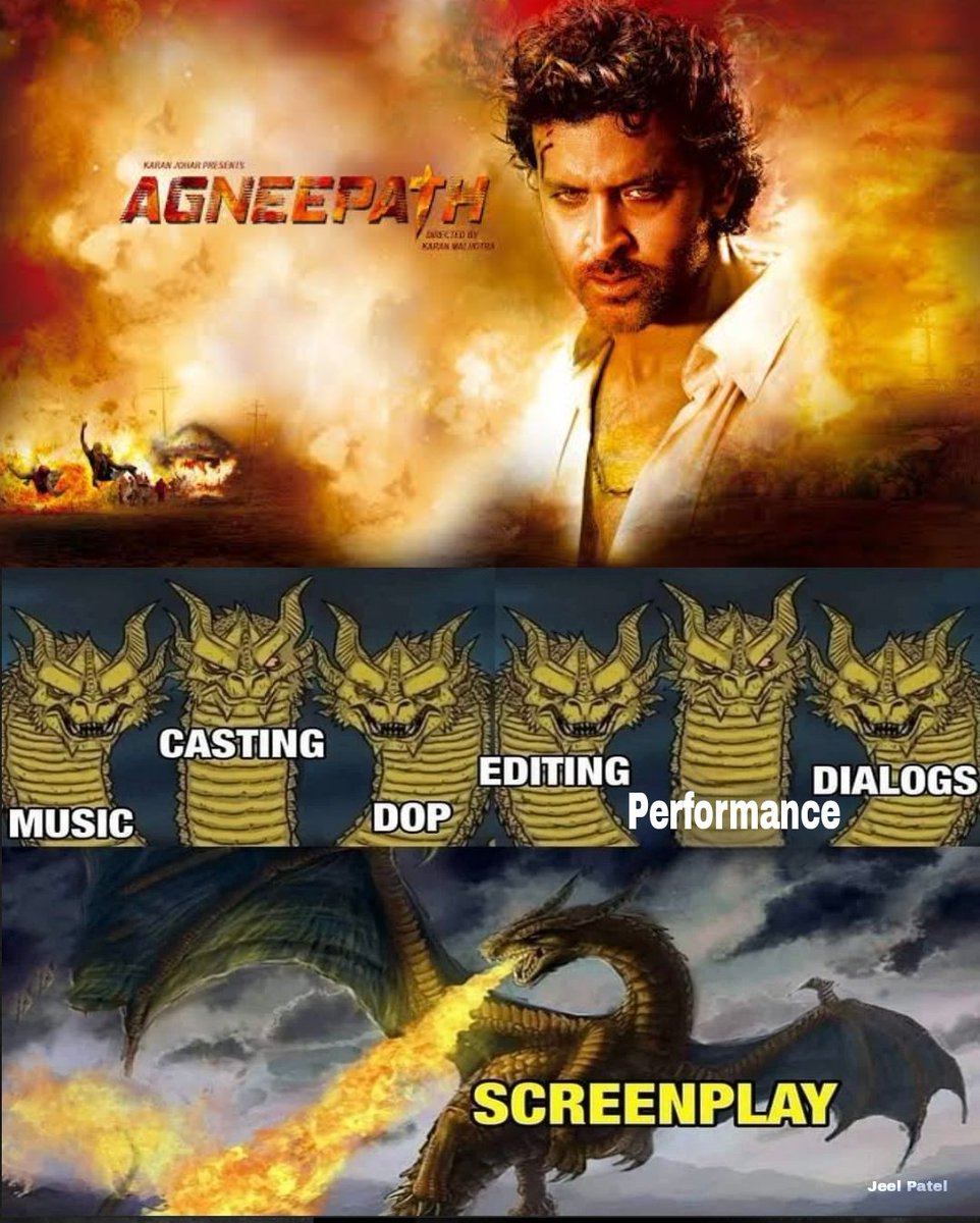 CINEMAGOERR's tweet photo. Better Late Than Never
#13YearsOfAgneepath
One of the rarest remakes to be better than the original
Hrithik cemented his legacy 🔥 https://t.co/t41pFqqt9s