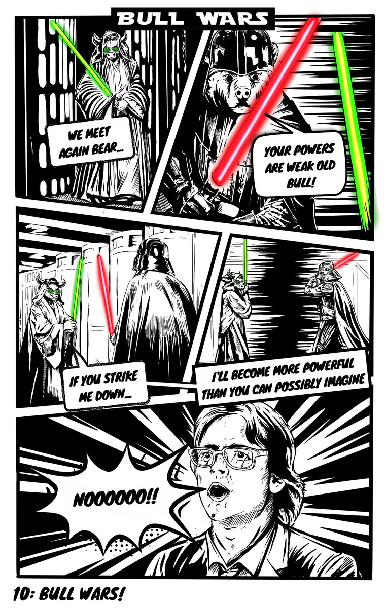 If you strike the BCH Bull down, he will become more powerful than you can possibly imagine...