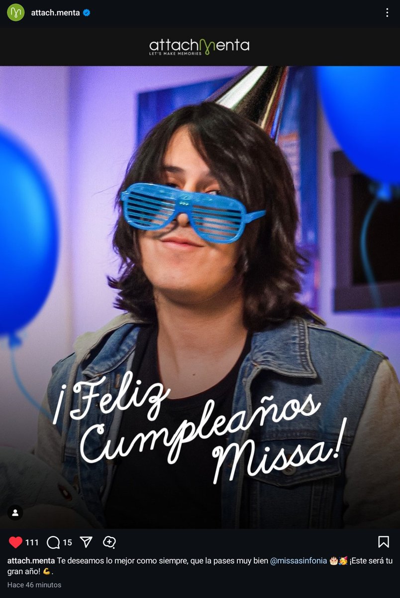 OnlyMissaa's tweet photo. 📸| MISSA VÍA INSTAGRAM POST DE ATTACH.MENTA!!

FELIZ CUMPLEAÑOS AL CUMPLEAÑEROOO!!!🎉🎉 https://t.co/7h3OtkVzb5