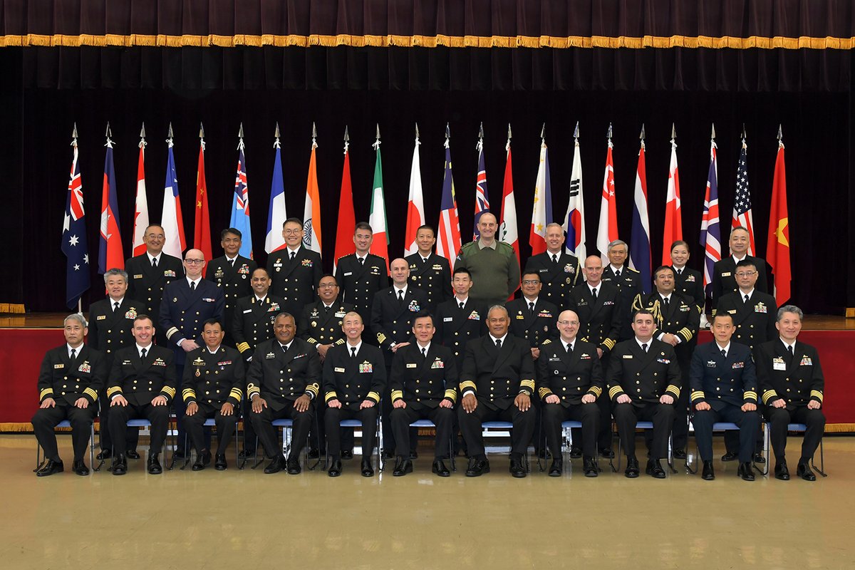 jmsdf_msc's tweet photo. #MCSC will hold the 28th Indo-pacific Naval College Seminar(IPNCS)from 3 to 7
February, 2025(Photo: The 27th  IPNCS). For more information, please visit our
website.
#MODJAPAN #JMSDF #FOIP
https://t.co/Z6vhquWmOI https://t.co/BasKJrdEVv