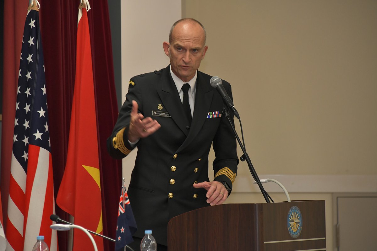 jmsdf_msc's tweet photo. #MCSC will hold the 28th Indo-pacific Naval College Seminar(IPNCS)from 3 to 7
February, 2025(Photo: The 27th  IPNCS). For more information, please visit our
website.
#MODJAPAN #JMSDF #FOIP
https://t.co/Z6vhquWmOI https://t.co/BasKJrdEVv