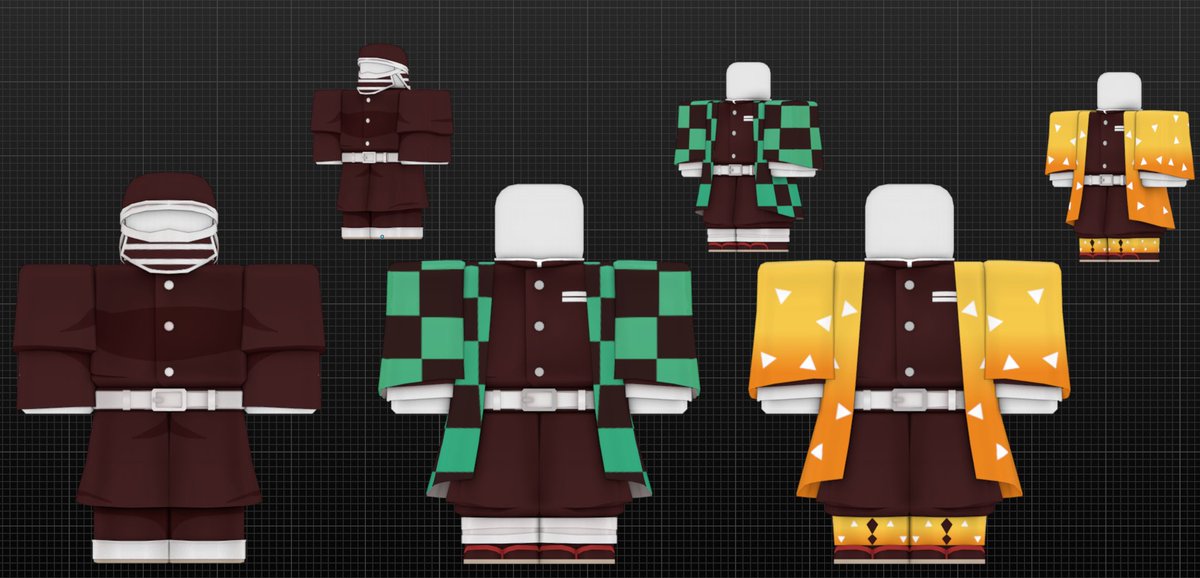 Some of many outfits for an upcoming project

#Roblox #RobloxDev