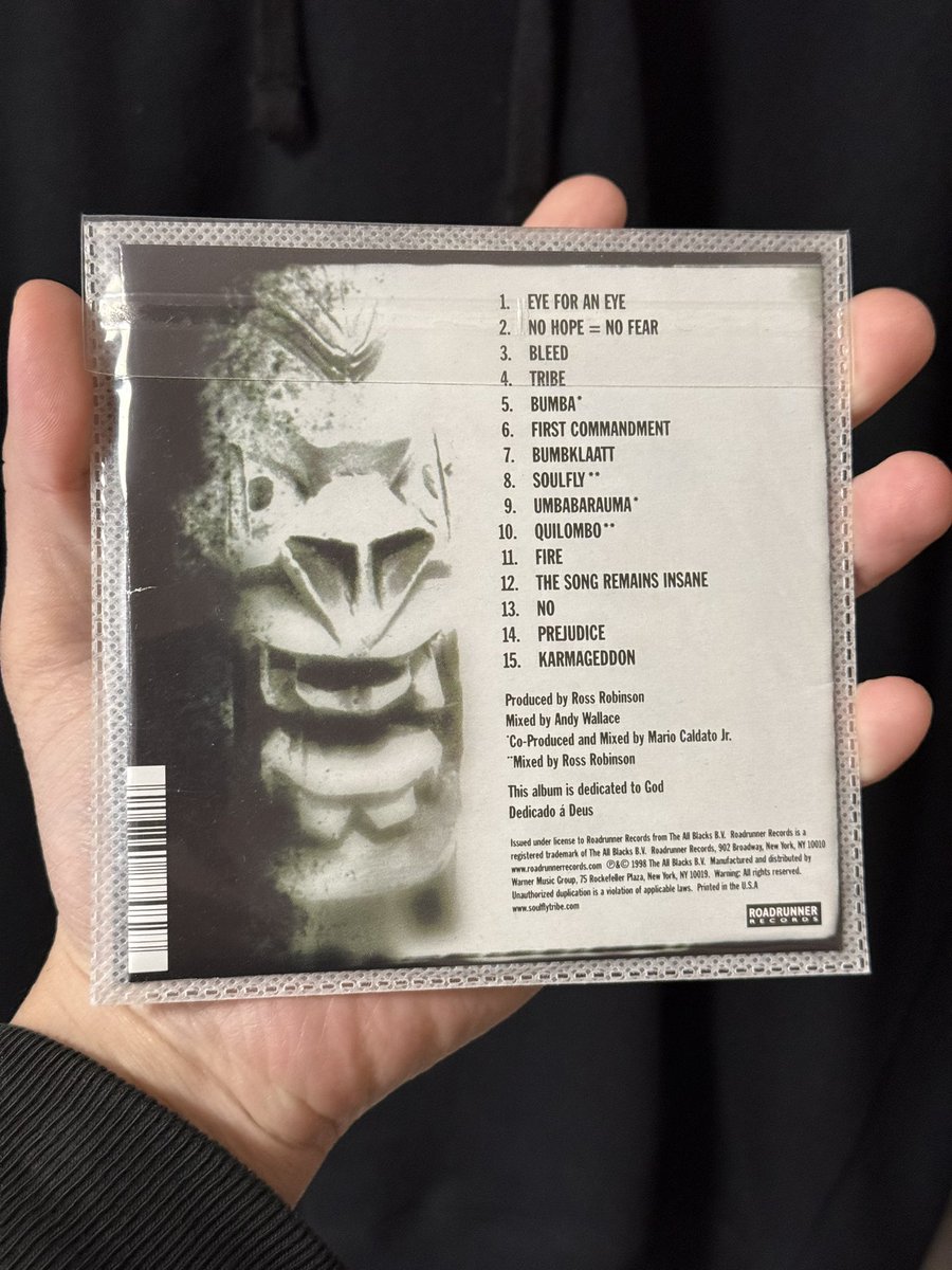 shishineko44225's tweet image. #Nowplaying
#SOULFLY🇧🇷
S/T