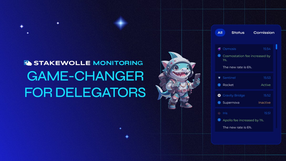 stakewolle's tweet photo. 📖 Did you see our new blog post?

We’ve published a deep dive into Stakewolle Monitoring, the game-changing tool for:
✅ Tracking validator performance
✅ Avoiding slashing risks
✅ Maximizing staking rewards

Your guide to smarter staking starts here: https://t.co/Xnjzy5jsfc