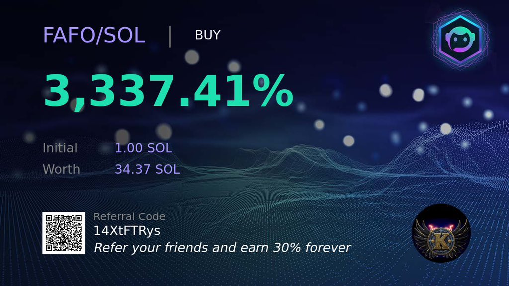 Kriptografi112's tweet photo. #Altcoins ve #bitcoin tarafında hacim kayıpları devam ediyor . 

#btc 100.000 #dolar altına geriledi .

🤦‍♂️Sanırım istedikleri kadar insanı dökmeden tahtayı yukarıya çıkarmayacaklar . 

🔥Piyasa böyle mutsuz iken biz #gem tarafta kazanmaya devam ediyoruz . 

#Fafo coini 500 k da yakaladık ve 60 milyon dolara kadar yükseliş gösterdi . 

1 sol 60 sol e kadar çıktı 🥳

✅Bir gecede 50-60x yapan $Fafo coin gibi gem projeleri anlık Telegram kanalımızdan paylaşıyoruz. .
👇
https://t.co/Ld1NtjPbde