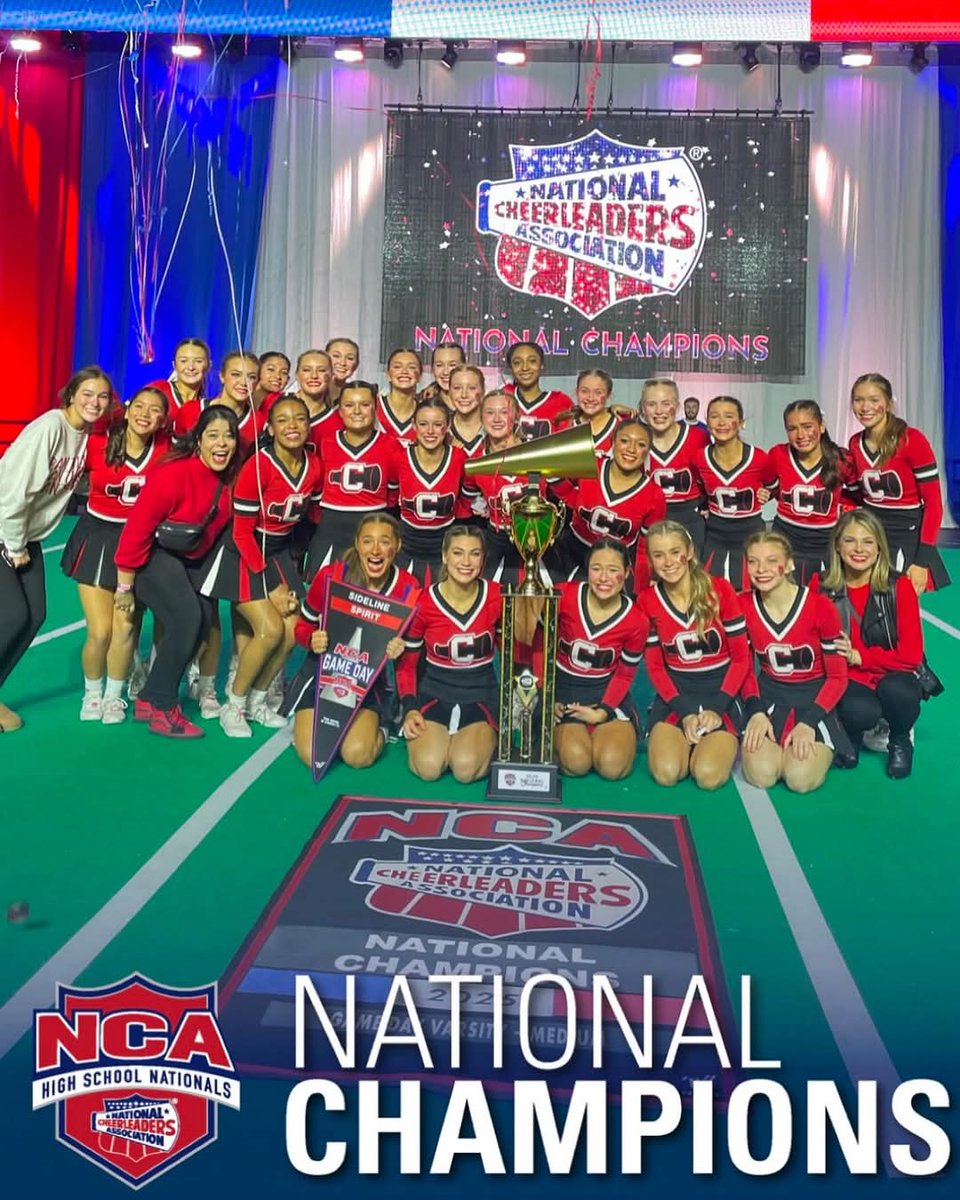 thammond_travis's tweet photo. My AWESOME granddaughter's cheer team takes National Championship! https://t.co/7rlqCCb8Dk