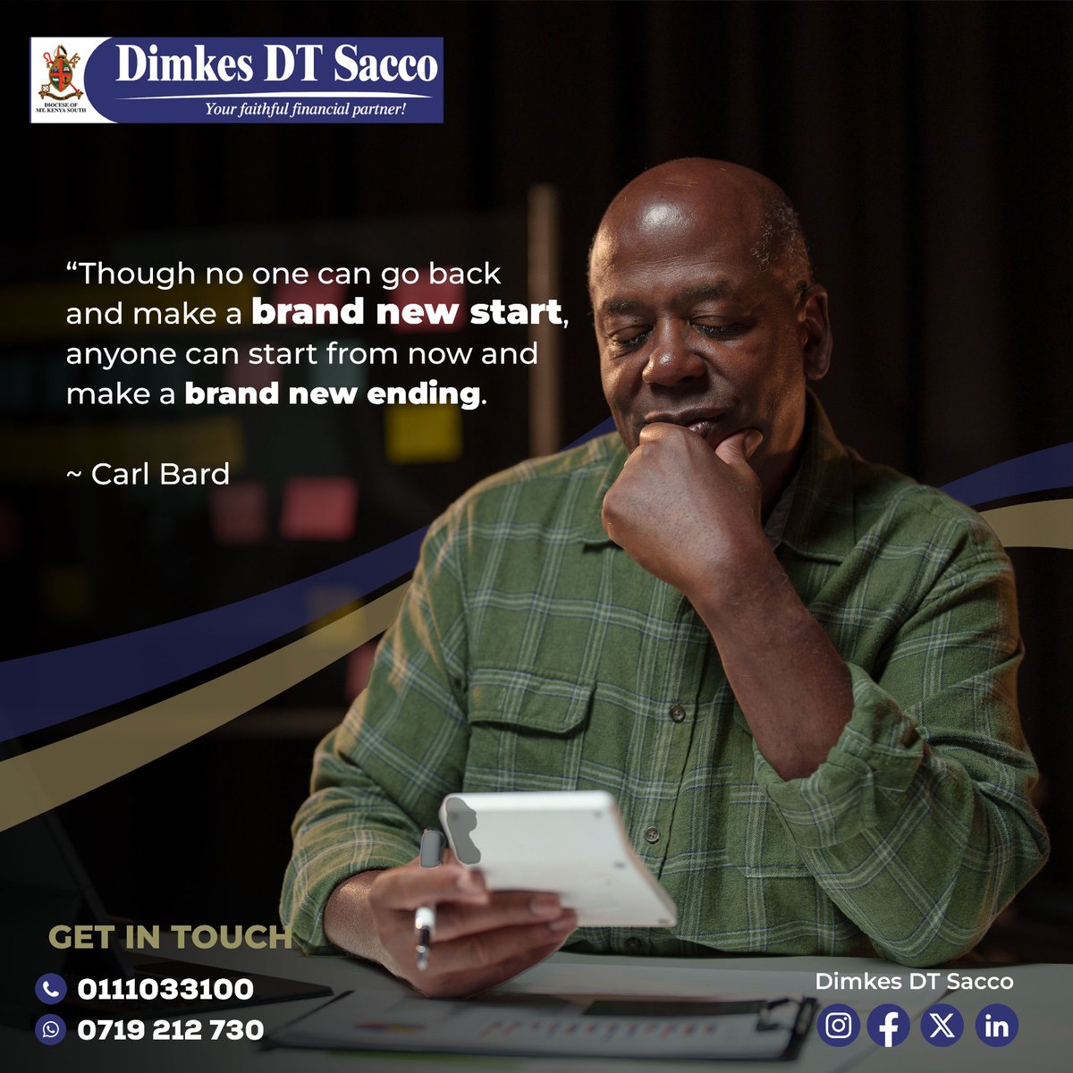 dimkessacco's tweet photo. Success is the sum of small efforts, repeated day in and day out. Start where you are, use what you have, do what you can.
#LetsCrushIt
#DimkesDTSacco
#YourFaithfulFinancialPartner https://t.co/HUzZx4Q5PN