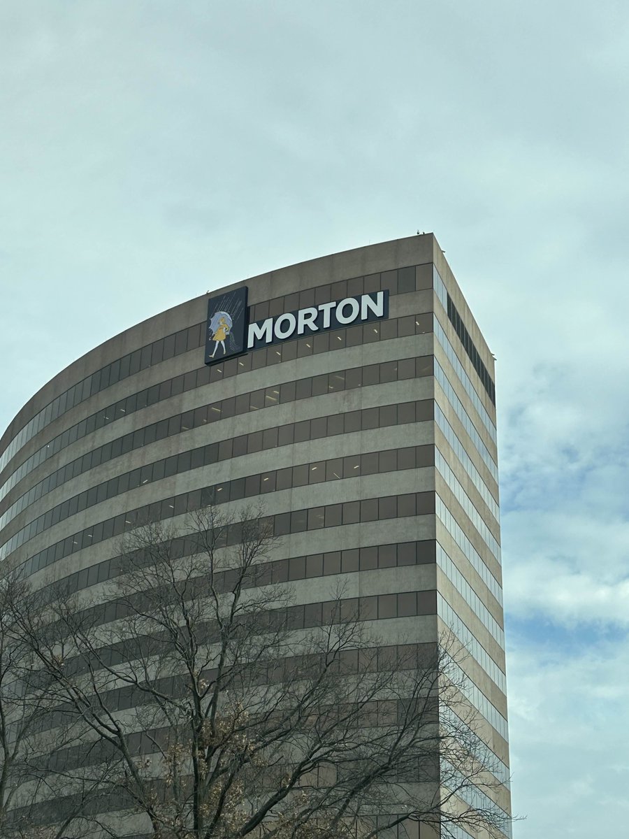 Fun fact: this was just recently put up in Corporate Woods in Overland Park, KS. It's (rumored) to be the location where they're building out the new World Headquarters for Morton Salt.

In other words: the salt is coming to Kansas City. 😈