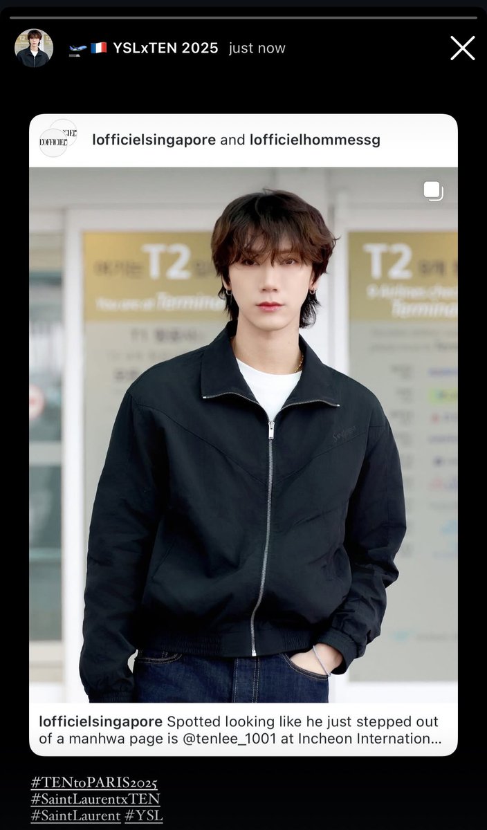 TENzenter's tweet image. 🆕✨ TENzenter IG STORY HIGHLIGHT : 🛫🇫🇷 @YSL x #TEN 2025

ทางเราได้รวบรวมสื่อต่างๆที่ลงเกี่ยวกับเตนล์ใน ig ไว้ให้ทางไฮไลท์สตอรี่ เพื่อนๆสามารถเข้าไปดูและกดใจ คอมเม้นท์ แชร์ให้เตนล์กันได้เลยนะคะ 

#TENtoPARIS2025
#SaintLaurentxTEN
#YSL #SaintLaurent