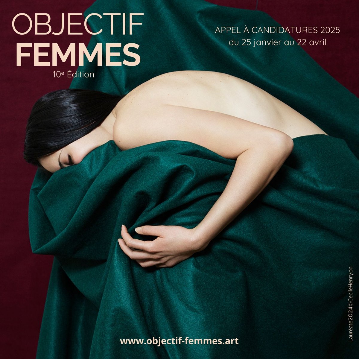 Appel à Candidatures : Objectif FEMMES 2025
📸 Vous êtes photographe et souhaitez révéler votre vision du monde ?
Rejoignez le seul festival parisien dédié aux femmes photographes ; toutes les informations sont disponibles sur : objectif-femmes.art.
Photo @cecileHenryon.