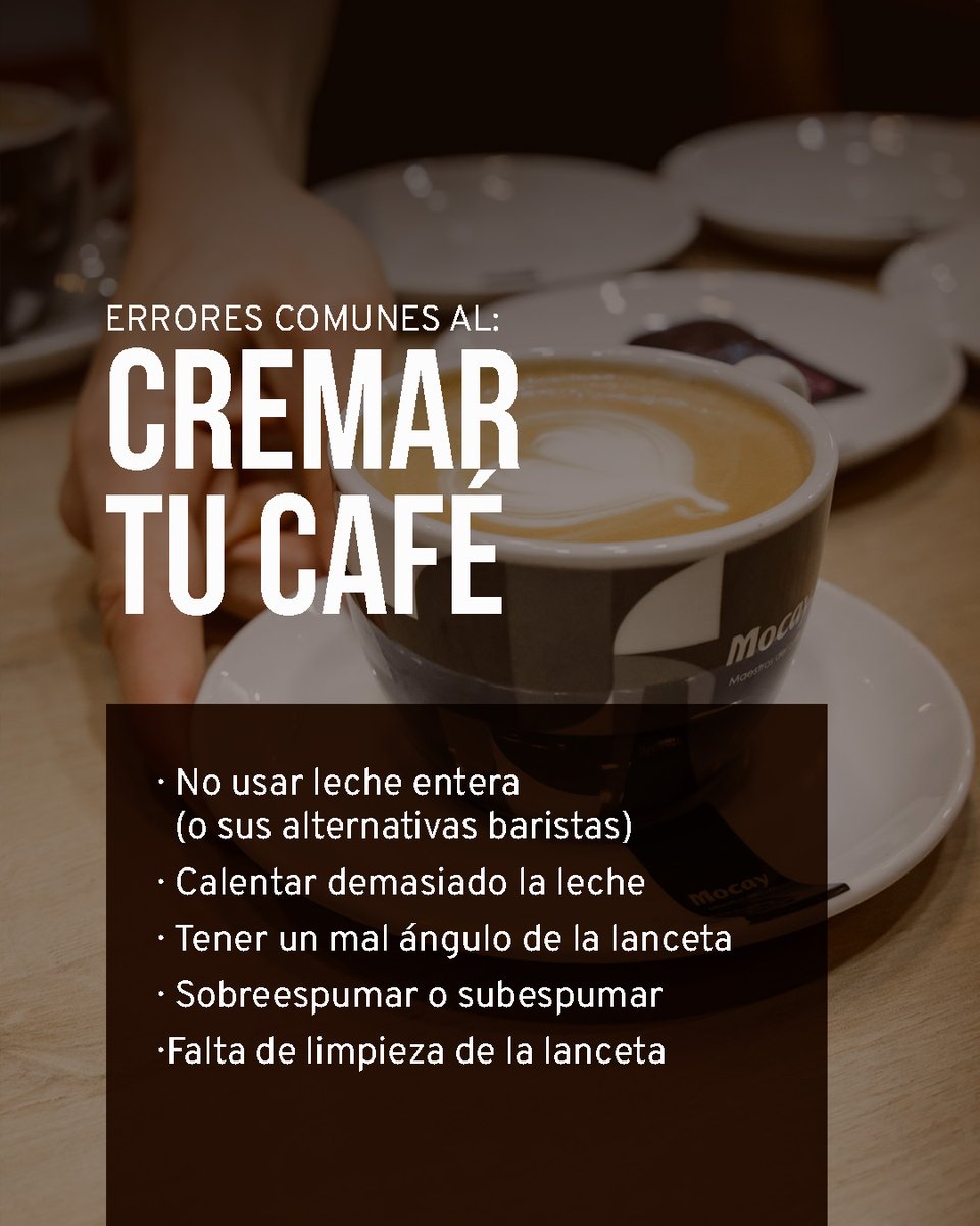 La crema es la carta de presentación de tu espresso. ¿Está la tuya a la altura de la calidad de tu café? ☕️
Si crees que podría mejorar, aquí te contamos los errores comunes al cremar el café. ¿Conoces alguno más? 🤔

#MaestrosdelCafe #latazaperfecta #cremarcafe