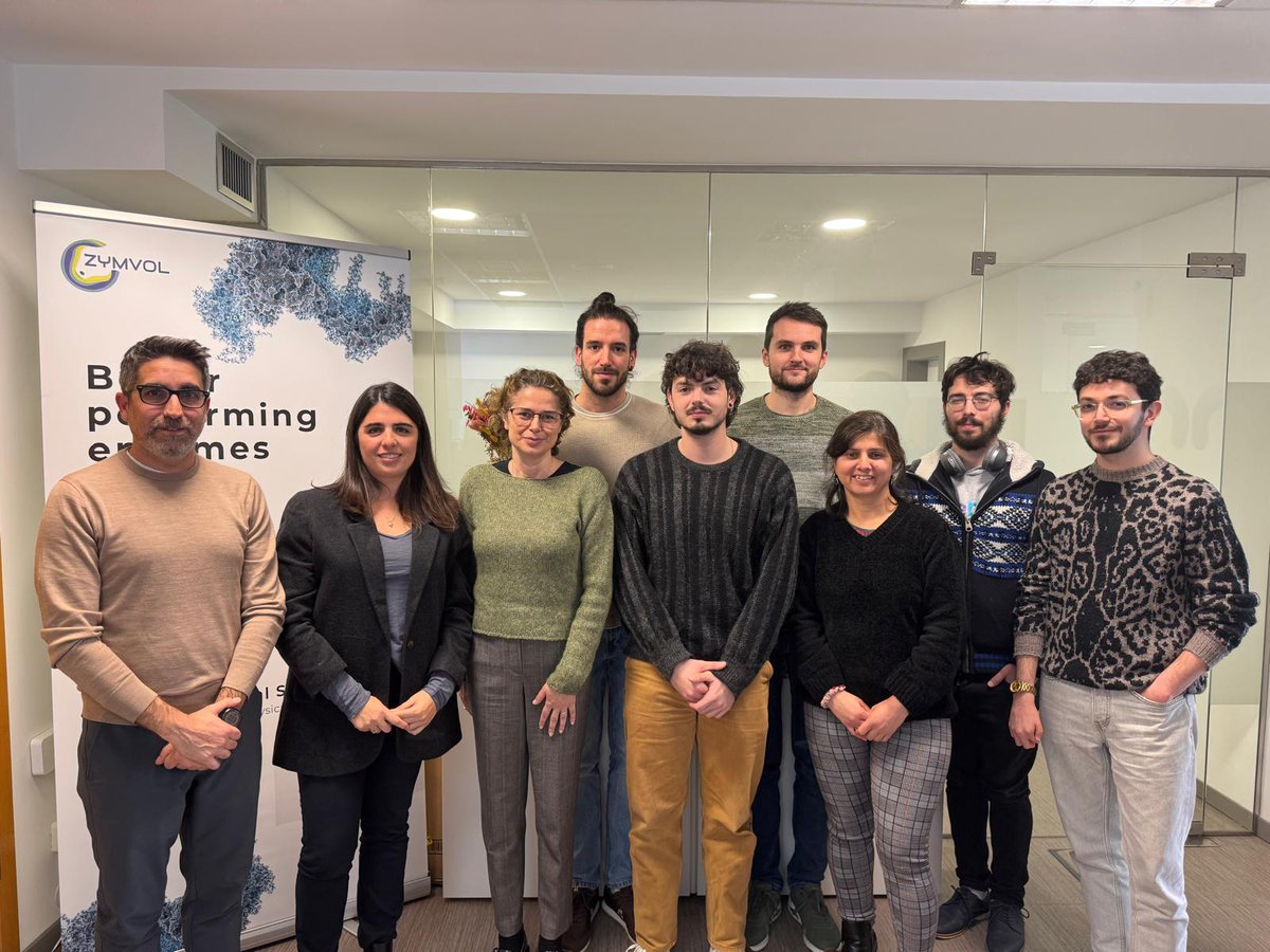 Avançsa (@avancsa) on Twitter photo L'equip d'#Avançsa hem visitat <a href="/zymvol/">Zymvol Biomodeling</a>, companyia #biotech d'#InnovaAvançsa🚀, que pretén democratitzar l'ús d'enzims a la indústria.
🟢 Gràcies a la seva tecnologia computacional pròpia, basada en simulacions d'ordinador d'alta precisió, és capaç de cercar i dissenyar enzims en L'equip d'#Avançsa hem visitat <a href="/zymvol/">Zymvol Biomodeling</a>, companyia #biotech d'#InnovaAvançsa🚀, que pretén democratitzar l'ús d'enzims a la indústria.
🟢 Gràcies a la seva tecnologia computacional pròpia, basada en simulacions d'ordinador d'alta precisió, és capaç de cercar i dissenyar enzims en