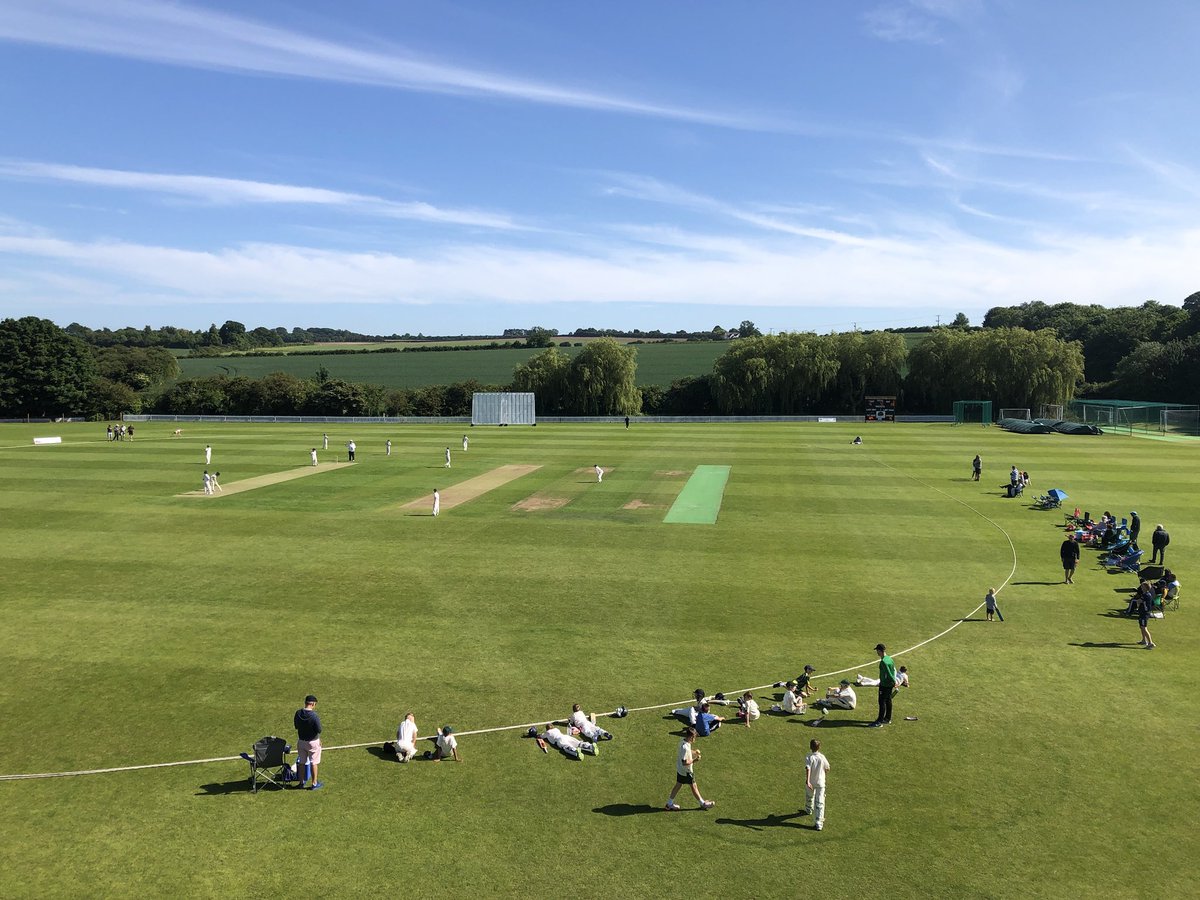 Today’s beautiful cricket ground is the home of Louth CC in Lincolnshire