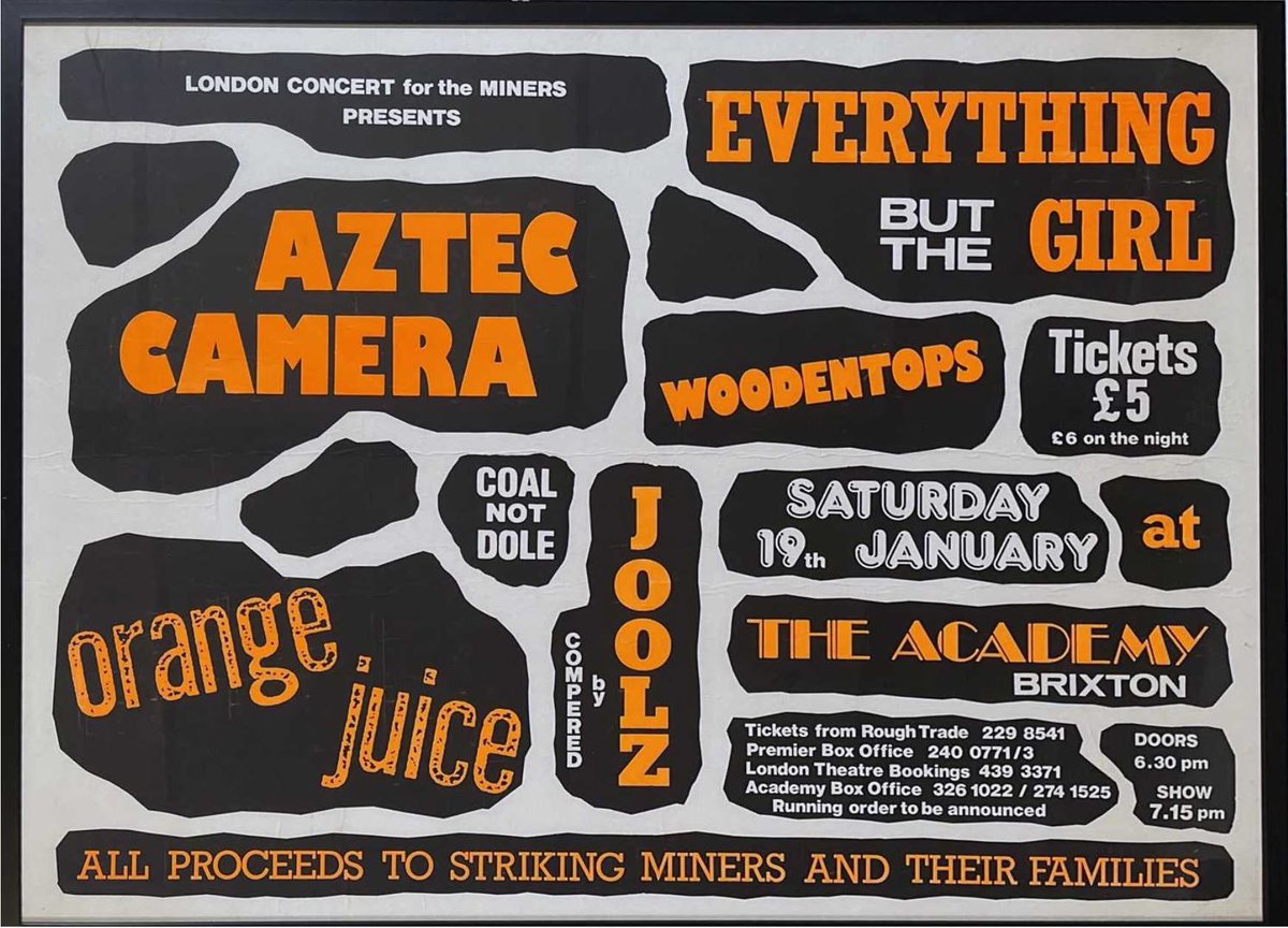 40 years ago, what a line up. If this was on in Brixton tonight I’d get straight in the car and drive down 🧡

(Pic shared from Facebook)