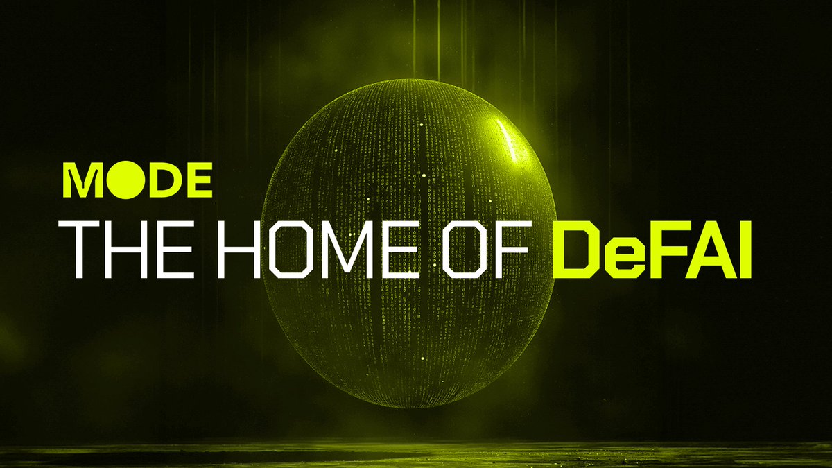 The DeFAI Renaissance is happening on Mode 🟡