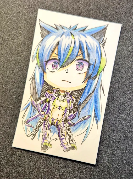 色鉛筆ぬ 