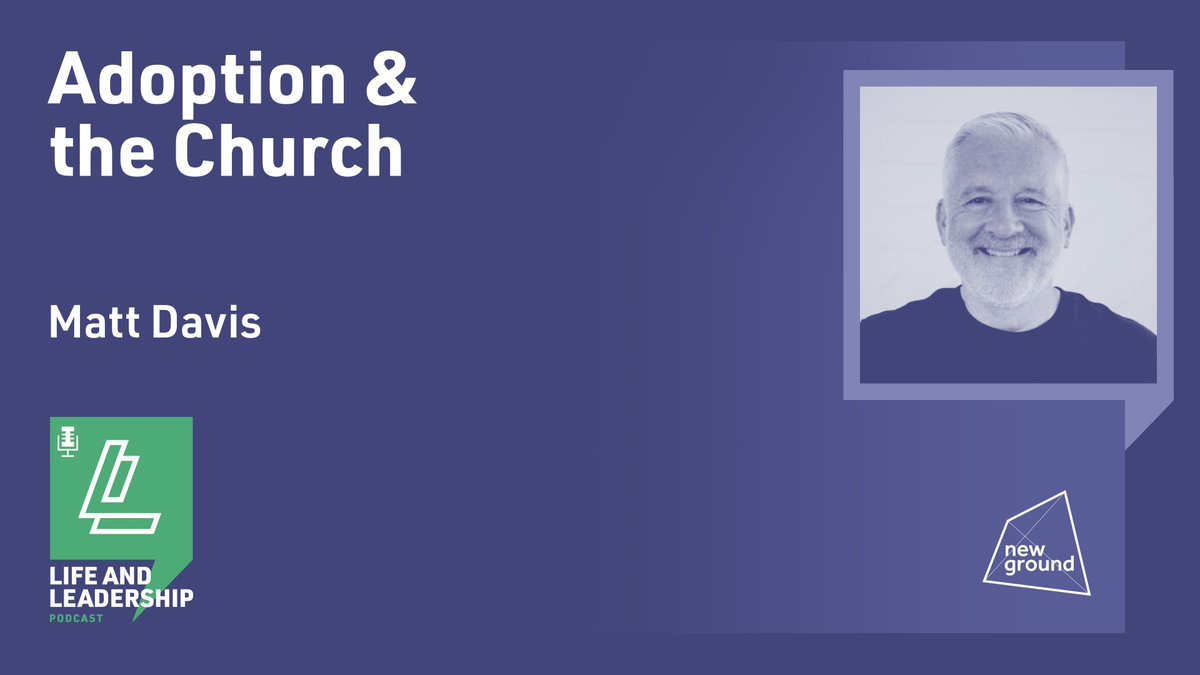 *Out Now!* 🎧 This week on Life &amp; Leadership Jez chats to Matt Davis on the topic of Adoption &amp; the Church. Listen on our website on on your usual streaming platform. buff.ly/2HRA3CR