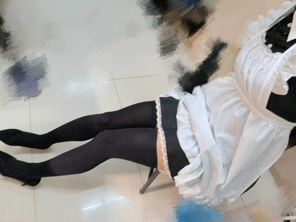 jiangsuannai's tweet photo. 穿着这身在宿舍楼里偷偷走了一圈，差点就被发现了
#伪娘 #男娘 https://t.co/P0vL0581Yk