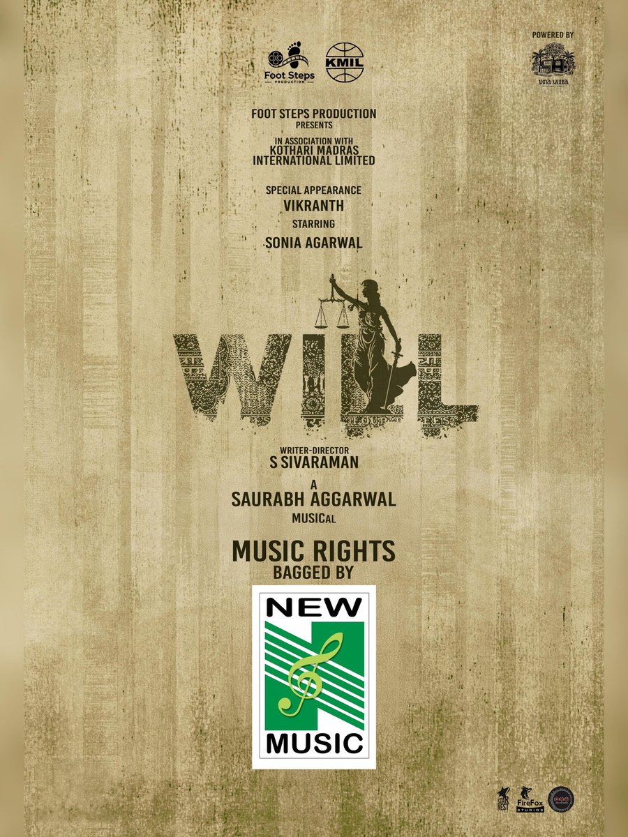 Excited to Announce that the audio rights for our #Will movie have been acquired by <a href="/NewMusicIndia/">New Music</a> .And proud to say the music is composed by my brother..Big things are coming 
Stay tuned! 🥁

Staring <a href="/vikranth_offl/">Vikranth Santhosh</a> <a href="/soniya_agg/">Sonia aggarwal</a> 

A <a href="/Saurabh_music22/">Saurabh Aggarwal</a> Musical

Directed by #Sivaraman
