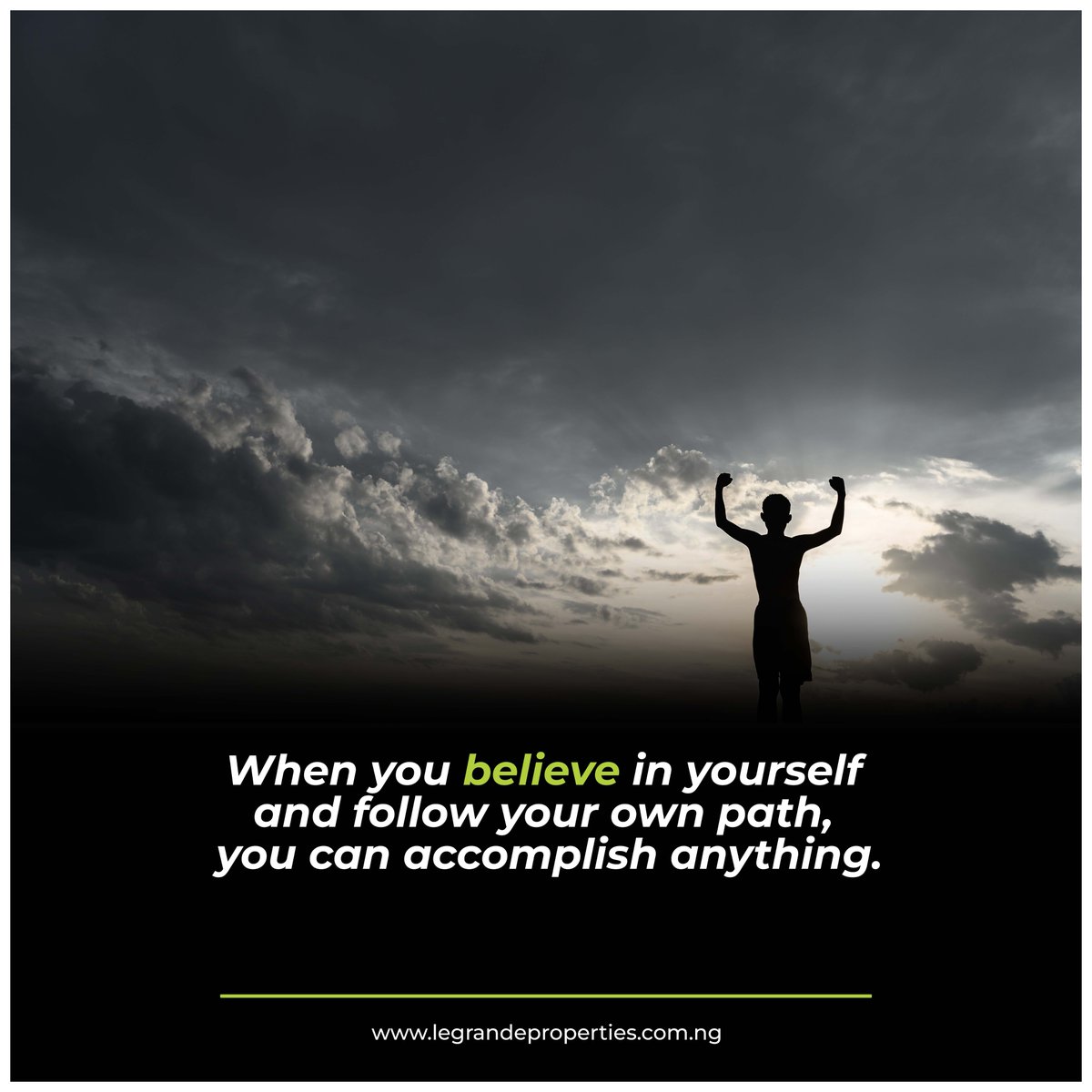 Legrandelimited's tweet photo. This is your reminder that the road to success begins with confidence in your abilities and the courage to pursue your unique journey. 💪
Let this be the moment you decide to embrace your dreams, believe in yourself, and make incredible things happen. https://t.co/LNZZOZPiDu