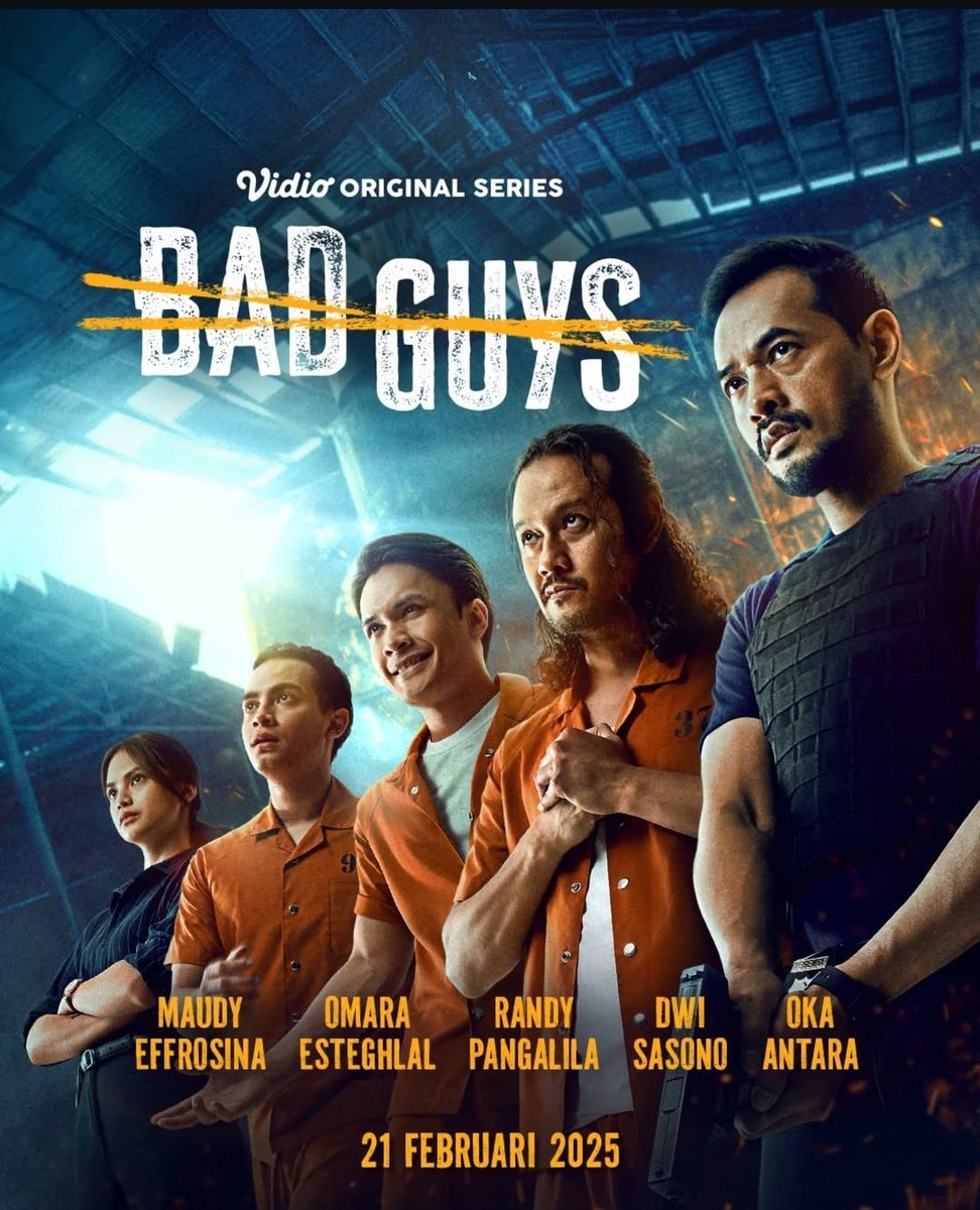 Happy series ini akhirnya bkln rilis. Sempet ngurusin proses development series ini waktu  jadi Head Original Series Development di Vidio.Lumayan ribet krn ini adaptasi dari Series Korea Bad Guys. Can't wait to see it apalagi bbrp cast nya Gue kenal baik.