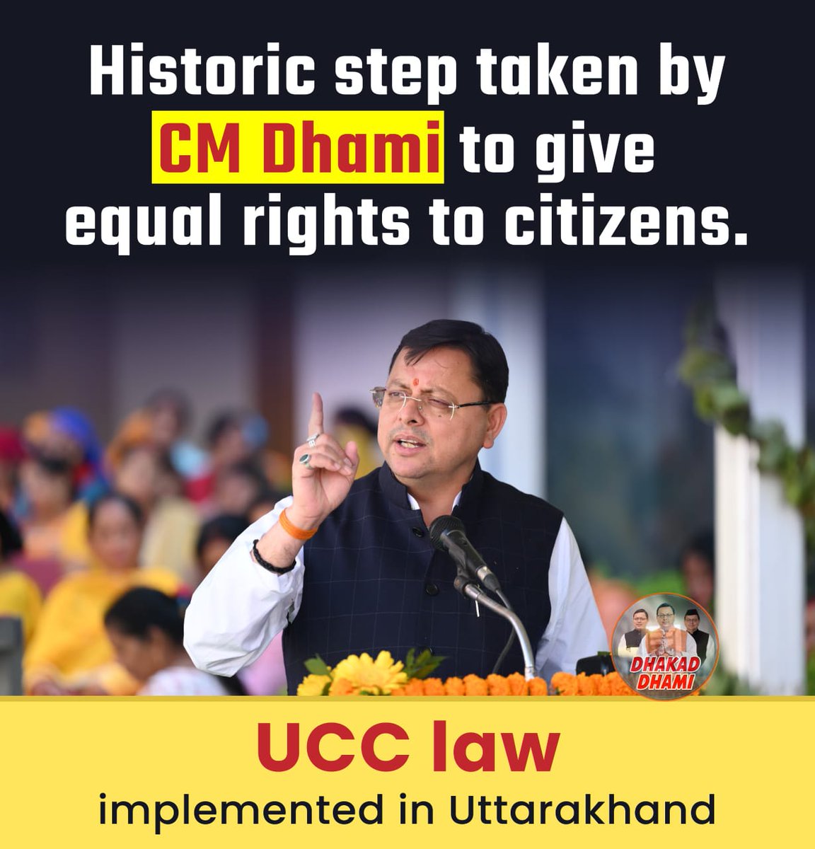 0_bitxh's tweet photo. Uniform Civil Code is not just a legal reform, but a big step towards a fair and egalitarian society. Uttarakhand is leading the way. #UCCInUttarakhand https://t.co/g7dzYtYqSU