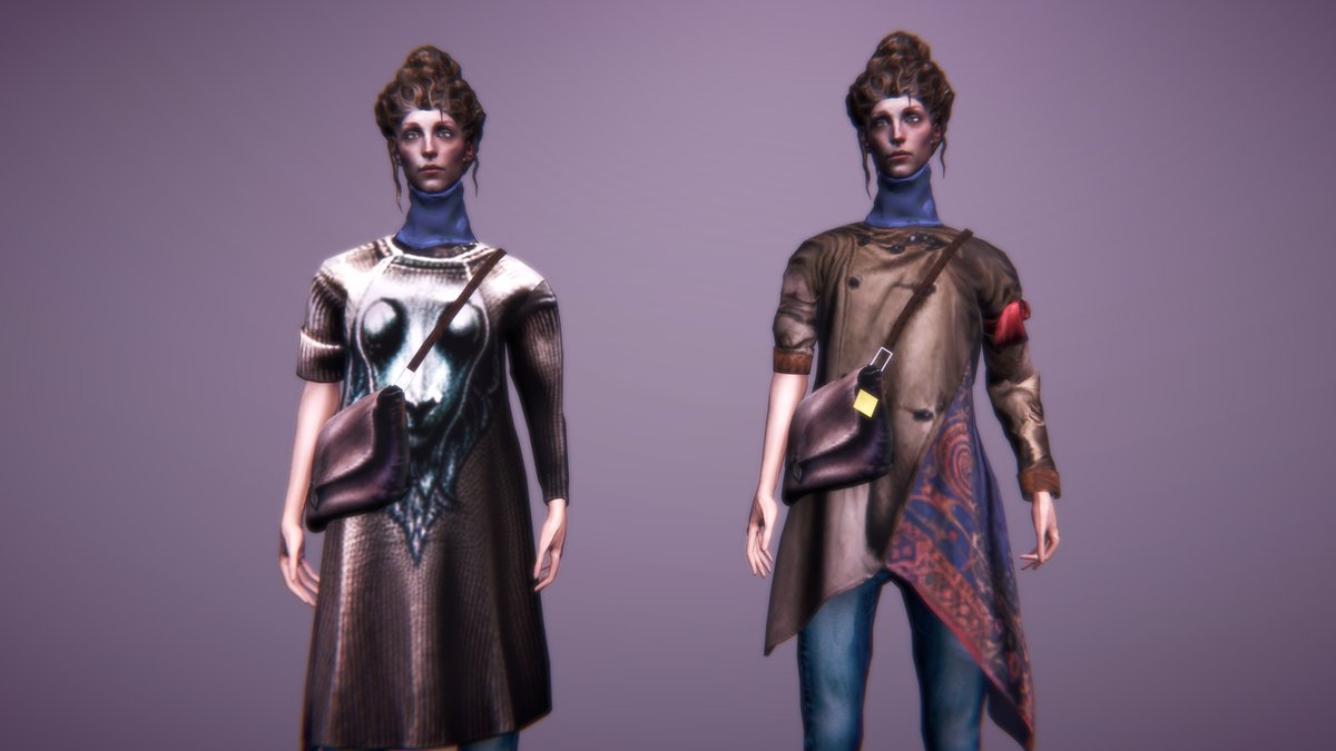 Blooming_of_Ell's tweet photo. A few quality improvements to Ellis's outerwear models.
#GameDev #IndieGame #GameDevelopment #GameDesign #IndieDev #3DModeling #LevelDesign #ConceptArt #Animation #GamingCommunity #SupportIndieGames https://t.co/UwX3K24jj3
