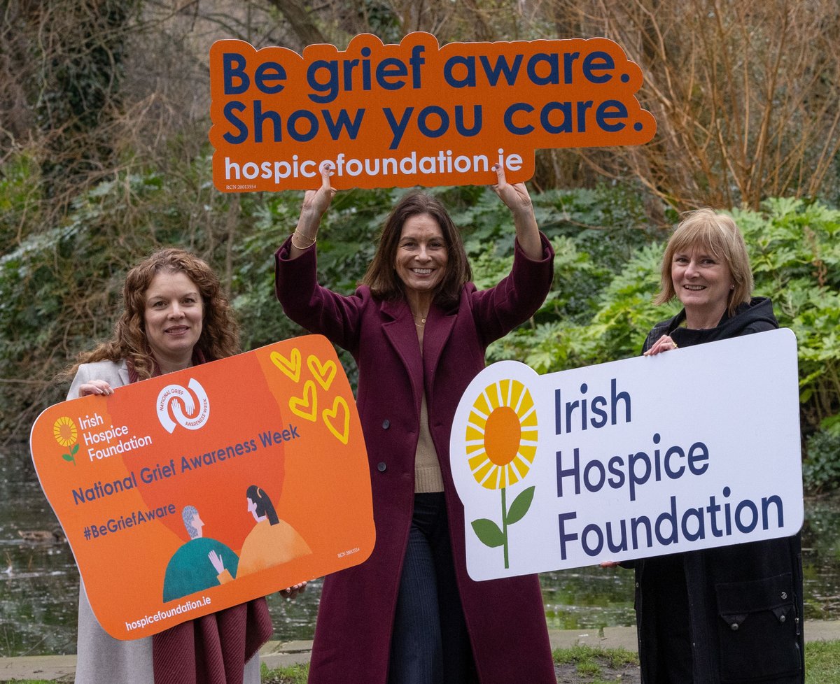 💛 It's National Grief Awareness Week (Jan 27 to Feb 2). Everyone experiences bereavement at some point in their lives &amp; we believe that grief support should be available for all who need it.

Learn about #NGAW2025 &amp; our free online events: hospicefoundation.ie/bereavement-ne…

#BeGriefAware