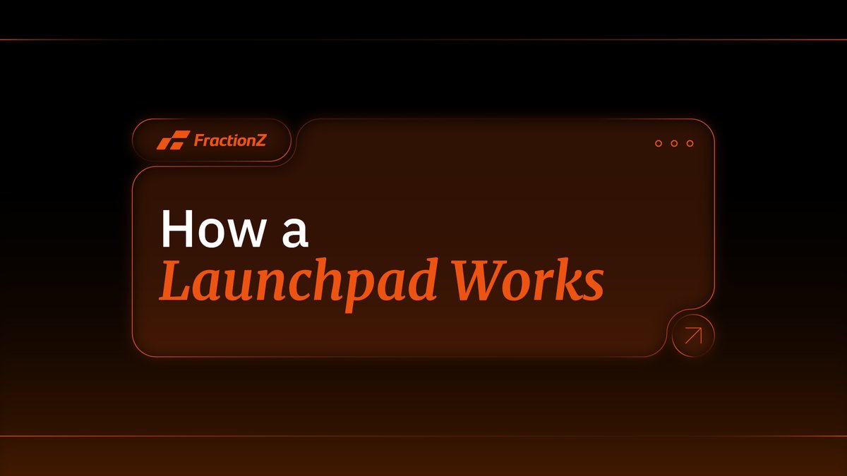 FractionZ_DApp's tweet photo. 🚀 Wondering how a launchpad works?
It’s simple:
1️⃣ Set Up Your Project
2️⃣ Launch & Fundraise
3️⃣ Scale
Your journey from idea to impact starts here!
#FractionZ #TokenLaunchpad https://t.co/oMbDM0WkfD