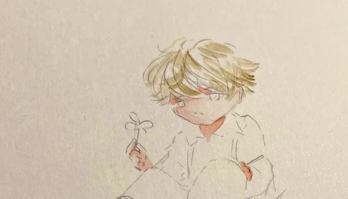 深夜にふわふわとした絵でした。絵に心を込める…言葉ではきっとうまく伝えられないから。なんとなく絵を描くときそんな事を思う時があります。たくさん絵を描きますけど絵と心は私の中では切り離せない気がします。 