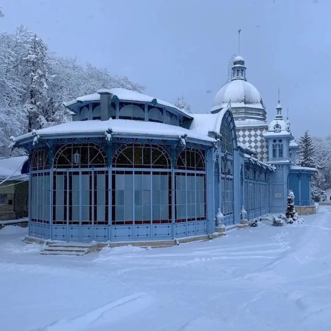 Пушкинскую галерею возводили из элементов, которые производили по всей Российской Империи.
Железные детали изготовили в Петербурге. Основание и внешнюю отделку заказали во Владикавказе. В самом Железноводске ковали решетки и металлические изделия для внешнего украшения постройки