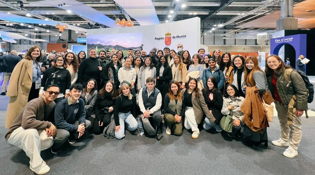 International students from Innovation and Tourism Marketing Master and Master's Degree in Hospitality Management visit <a href="/fitur_madrid/">FITUR</a> most important tourims faire in Europe, meeting point for knowledge and trends in tourims industry <a href="/UCAM_Turismo/">UCAM Turismo</a> <a href="/UCAM_Global/">UCAM International</a> <a href="/UCAM/">UCAM Universidad</a> <a href="/itremurcia/">Instituto de Turismo de la Región de Murcia</a>