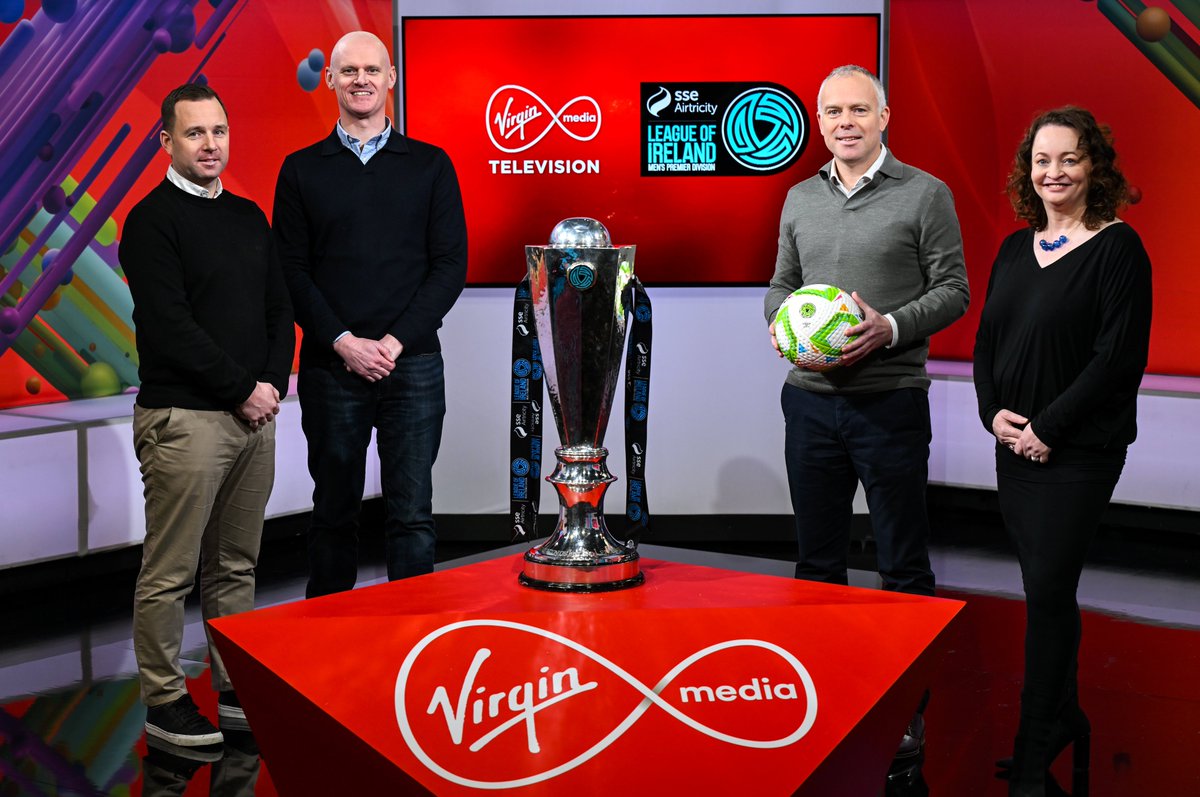 We're delighted to announce a landmark exclusive four-year League of Ireland broadcast agreement with Virgin Media Television 📺

The new deal will see 36 games covered for each round in the SSE Airtricity Men’s Premier Division from this season 😍

Details 👉