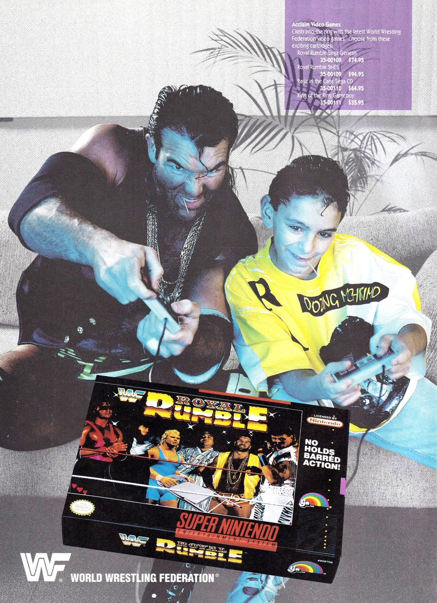 WWFWrestling1's tweet photo. WWF Royal Rumble is oozing machismo, chico! 🎮 #WWF #WWE #RoyalRumble #RazorRamon https://t.co/C8MeQ9Xgac