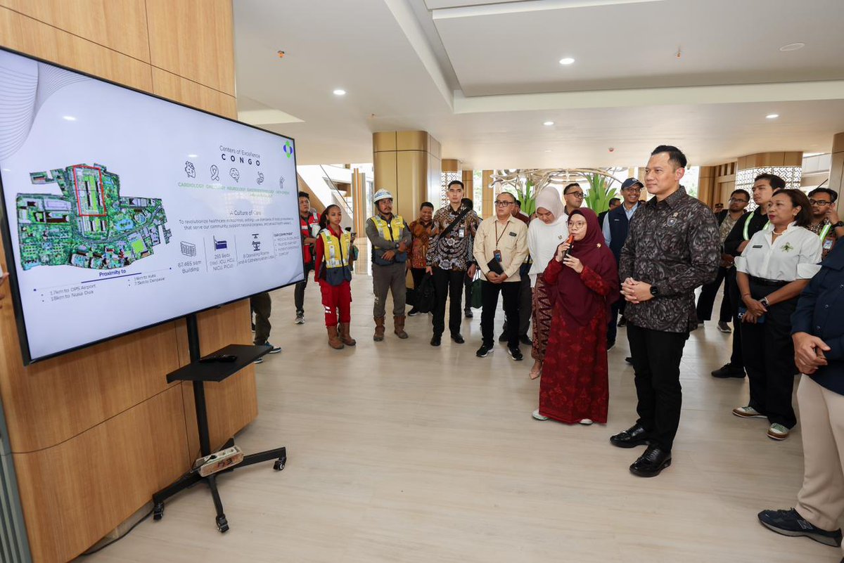DemokratKalbar's tweet photo. Tinjau BIH di KEK Sanur, Menko AHY: Penguatan Layanan Kesehatan dan Pariwisata Nasional.
Bali International Hospital (BIH) yang terletak di Kawasan Ekonomi Khusus (KEK) Sanur, Bali.

#Kemenkolnfrastruktur #Kemenkolnfra  
#MenkoAHY  
#InfrastrukturUntukSemua https://t.co/JEGerTQSh2