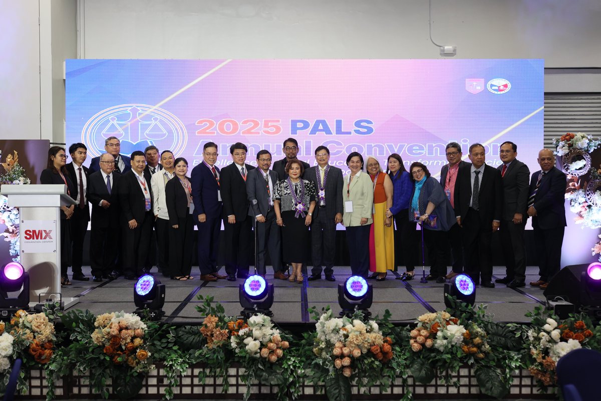 SCPh_PIO's tweet photo. Chief Justice Alexander G. Gesmundo urged law deans, faculty members, lawyers, and regulators to collaborate in modernizing legal education to meet current and future demands. Speaking at the 2025 Philippine Association of Law Schools, Inc. (PALS) Annual Convention held from January 20 to 22, 2025 in Park Inn By Radisson, Pampanga, he emphasized the importance of shaping a curriculum that combines theoretical knowledge, practical skills, and values essential for responsible legal practice.

Associate Justice Amy C. Lazaro-Javier, Chairperson of the 2025 Bar Examinations, also addressed the Convention, reminding law deans that law school training plays a vital role in preparing students for the Bar Exams. She asked for the law schools’ assistance to ensure the success of the 2025 Bar exams, which shall continue to be digitalized and localized.

Joining Justice Lazaro-Javier at the Convention is 2024 Bar Examinations Chairperson Associate Justice Mario V. Lopez, who looked back on last year’s Bar Exams. He shared positive and constructive feedback from examiners, examinees, and the public. Justice Lopez encouraged law deans to focus on admitting students with strong reasoning and language skills while advocating for structural and methodological reforms, including an updated Basic Law Curriculum, promotion of high ethical standards, and collaboration among the SC, PALS, and LEB.

Read more at https://t.co/6d7uiZPwg1

#SupremeCourtPH