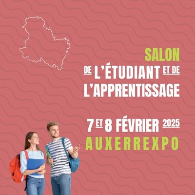 dsden89's tweet photo. La 3ème édition du Salon de l’étudiant et  de l’apprentissage se déroulera les 7 et 8  février 2025 à Auxerrexpo. Plus d'informations : https://t.co/GXyzJxQxtP https://t.co/5BrCMEDOPm