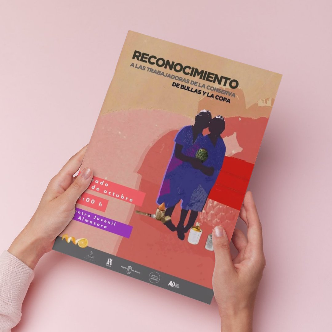 BienDichoCo's tweet photo. En Bien Dicho comunicación, hemos tenido el honor de diseñar la cartelería y roll-ups para el Reconocimiento a las trabajadoras de la conserva de Bullas y La Copa, así como para la 32ª edición de la Muestra de Teatro en Otoño de Bullas. https://t.co/ROskznV95N