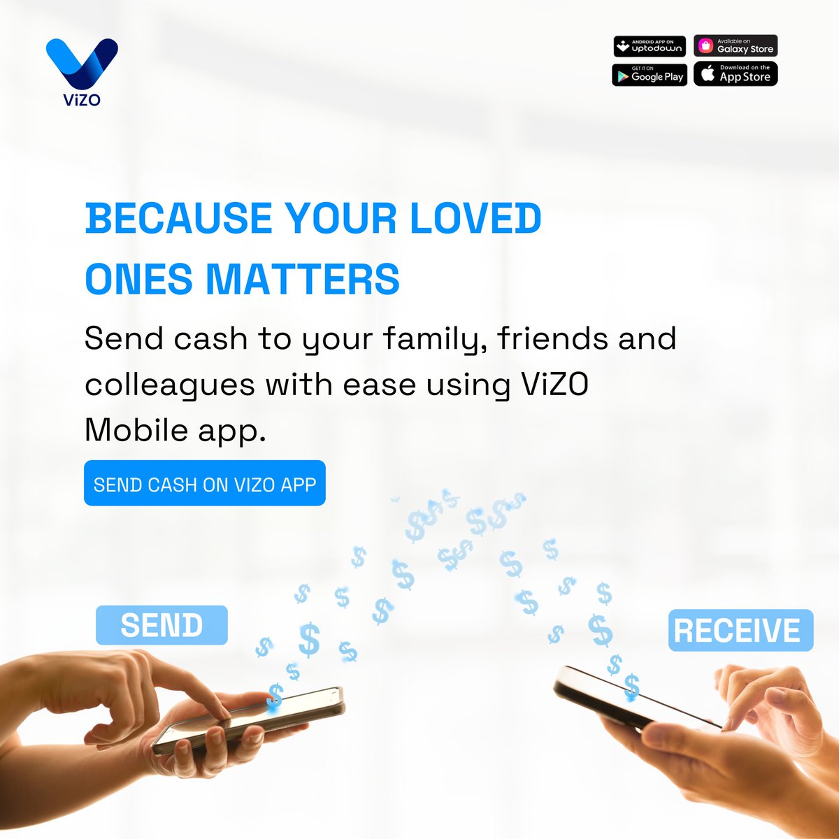 vizo_app's tweet image. It's salary week! 
Time to pay bills and send money with ease using ViZO Mobile app.

#SmartSecurity #smartaccount #smarttransactions #billpayment