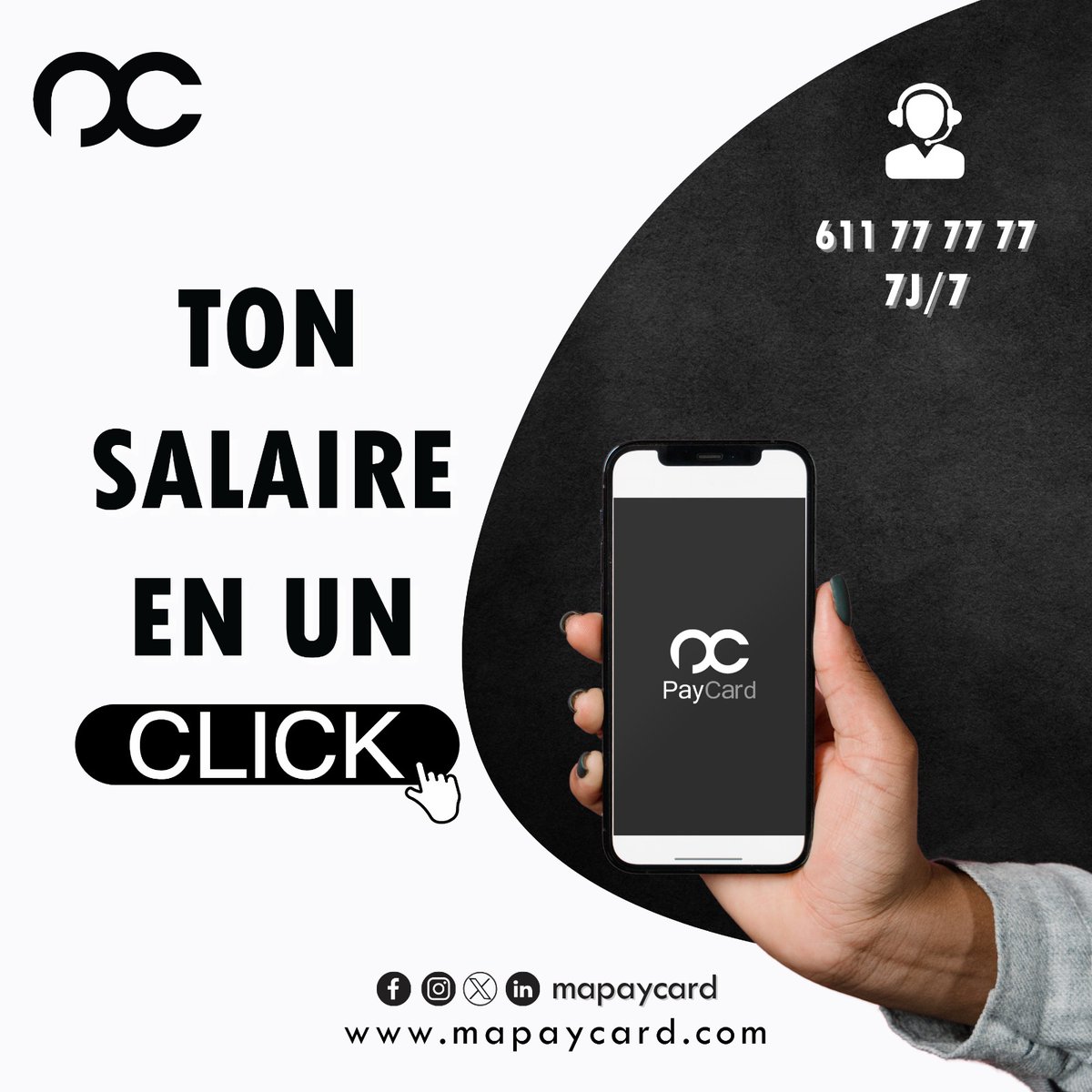 mapaycard's tweet photo. Domiciliez votre salaire sur PayCard et bénéficiez d'une expérience pratique ✔️, facile et sécurisée❗️ partout où vous êtes📍
PayCard, toujours plus ➕️
#MaPayCard #PayCard #Paiement #salaire https://t.co/eodpl762dr