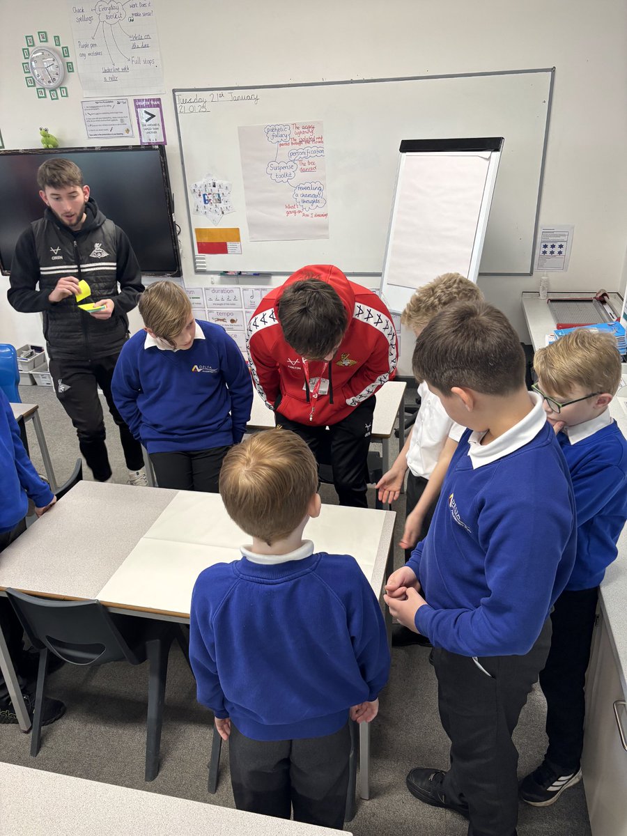 Last week, we were joined by <a href="/drfc_official/">Doncaster Rovers FC</a> first team players Ben Close, Tom Nixon and Ethan Ennis! They delivered a session focusing on sustainability and the encouragement of a greener environment!🍃