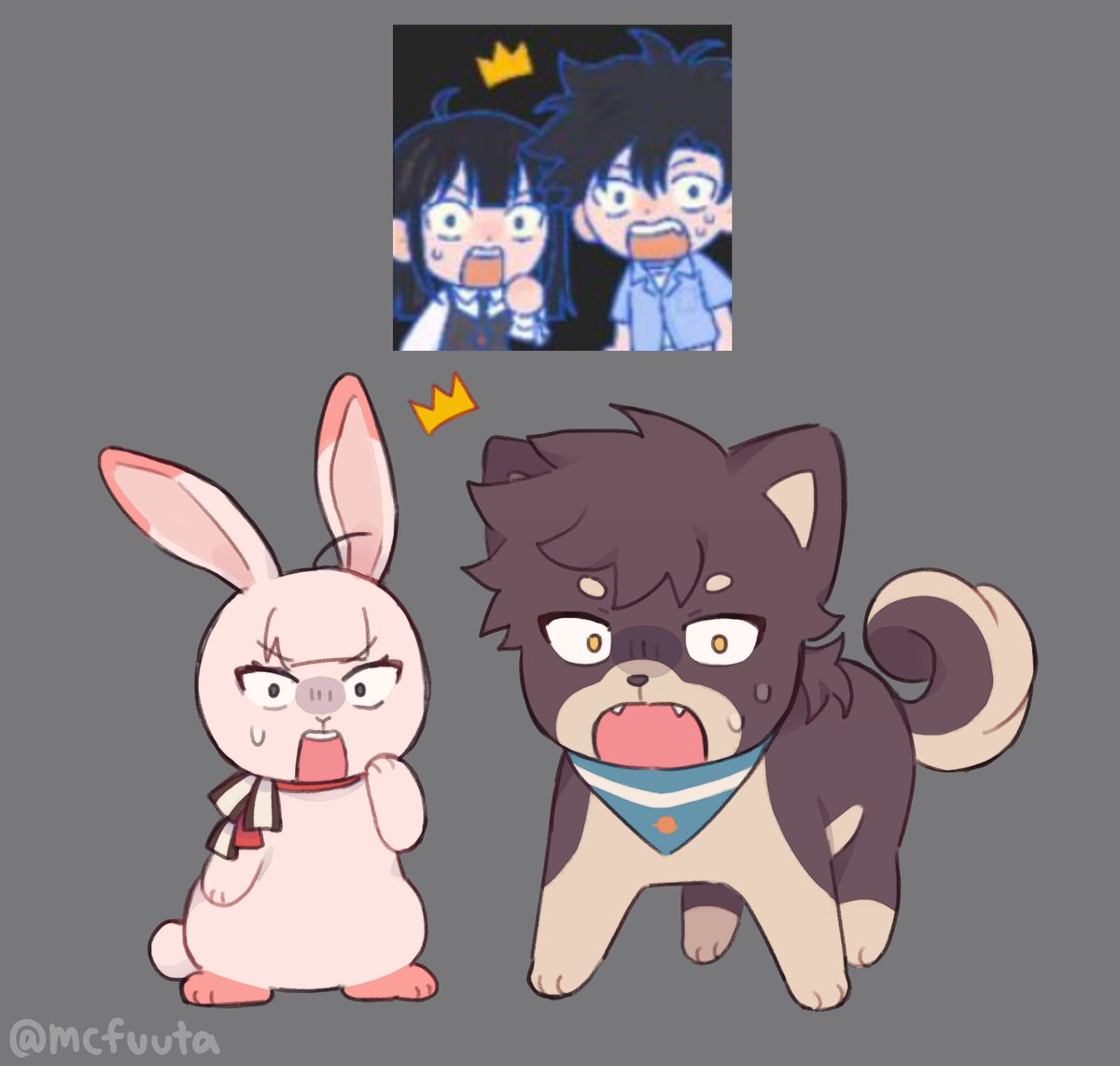 mcfuuta's tweet photo. 🐰🐶🐱⁉️
#linkclick #时光代理人 https://t.co/BsR27GYSoE