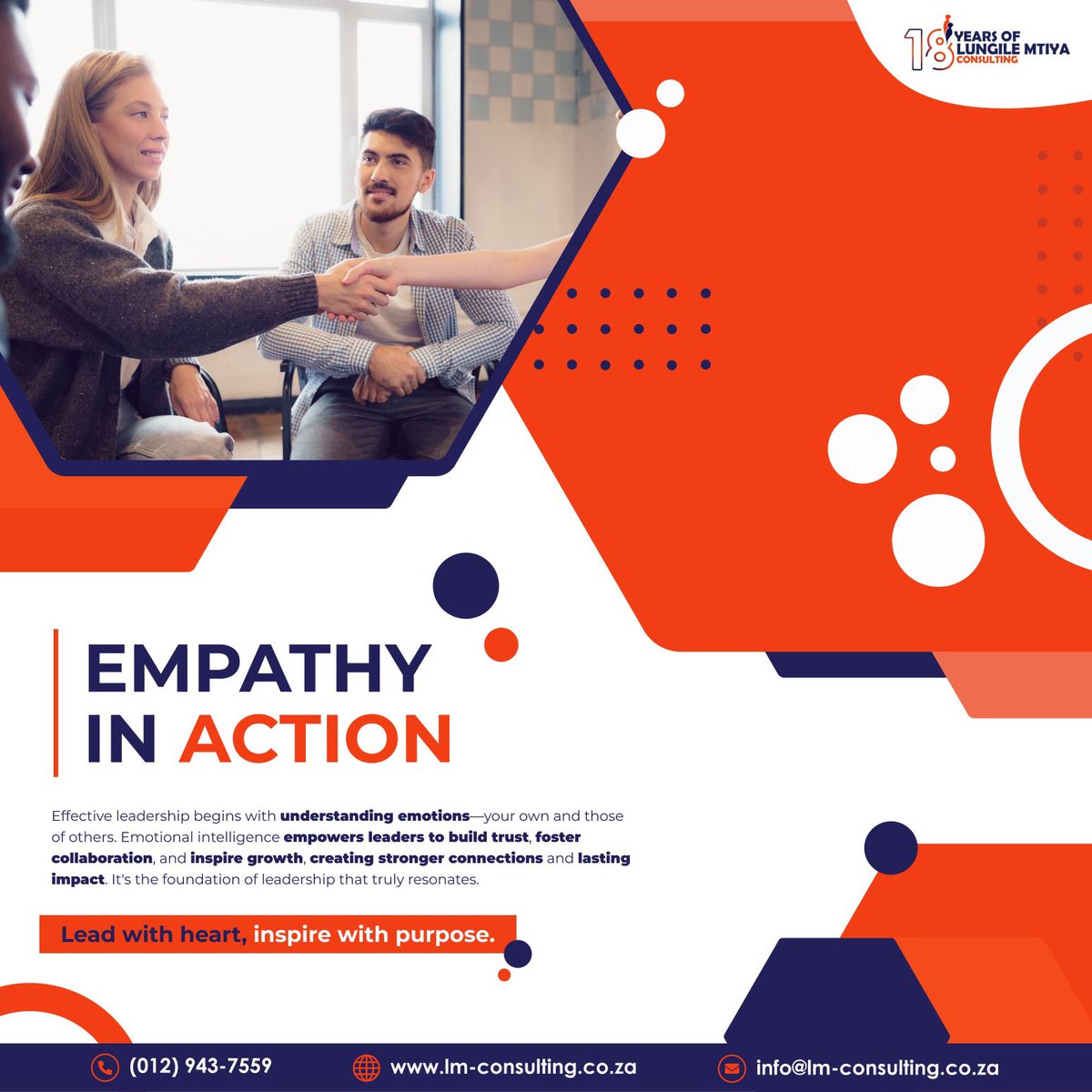 lmconsultingcc's tweet photo. Empathy isn’t just a feeling—it’s a skill that transforms the workplace. 

When we actively listen, understand, and support one another, we build stronger teams and foster a culture of belonging. 🌟 

Let’s put #EmpathyInAction and create environments where everyone feels valued. https://t.co/ZHjkFYWdR7